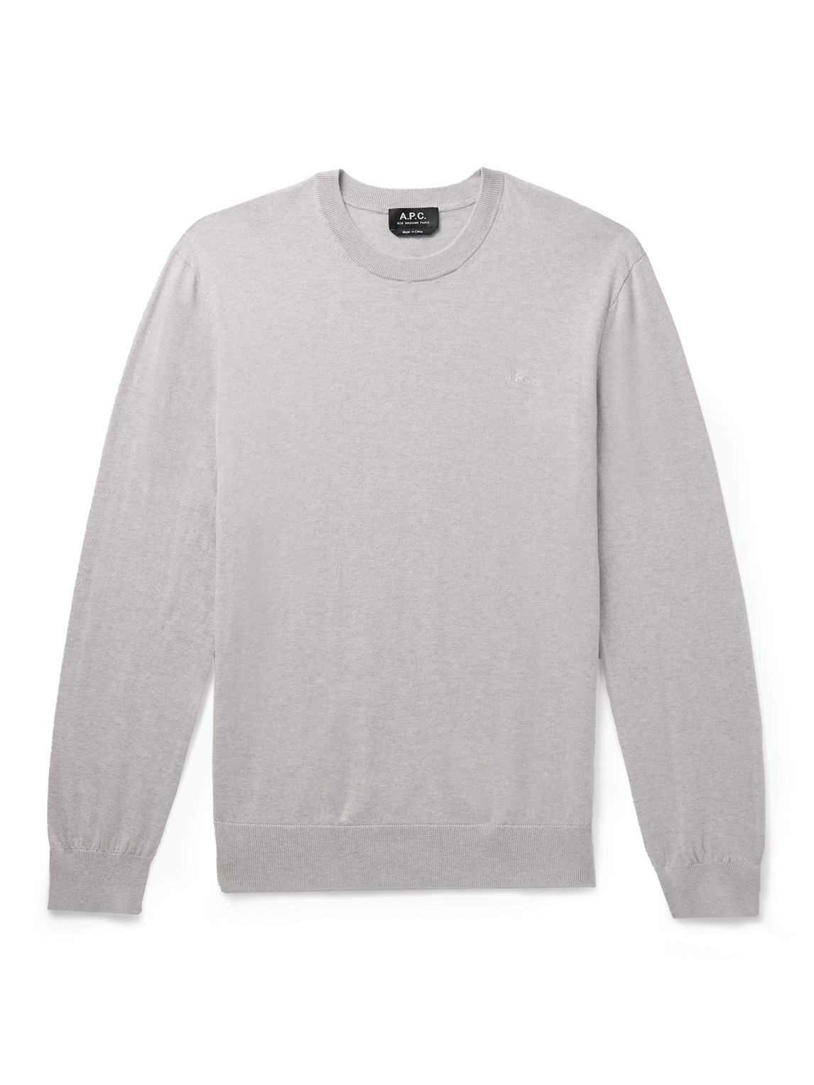 Apc Gray Julio Sweater In Gray