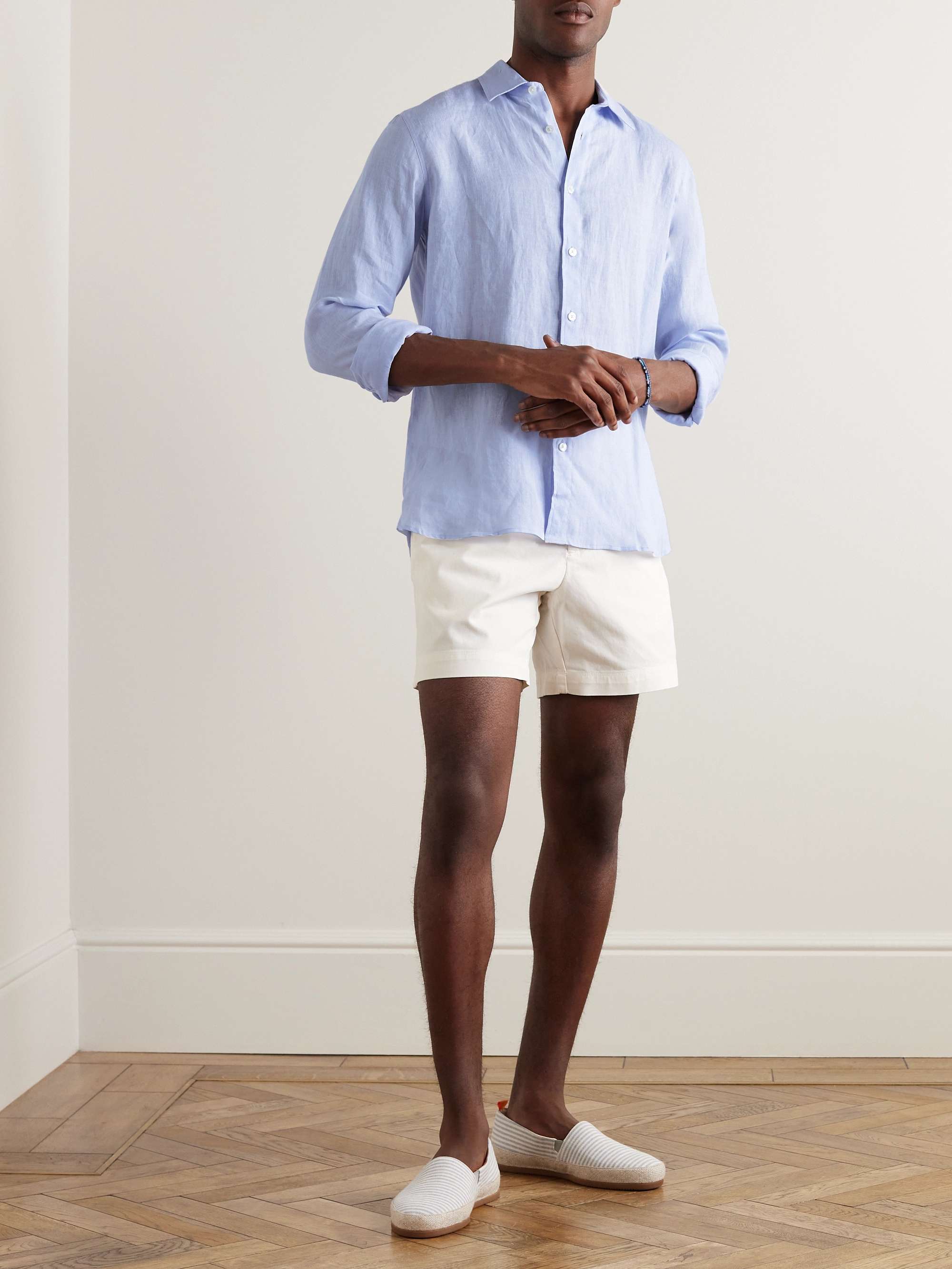 ORLEBAR BROWN Justin Linen Shirt for Men | MR PORTER