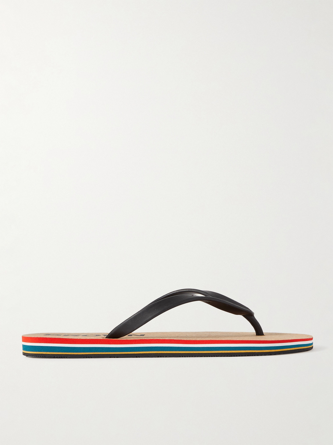 Orlebar Brown Haston Logo-Debossed Rubber and Cork Flip Flops - Men