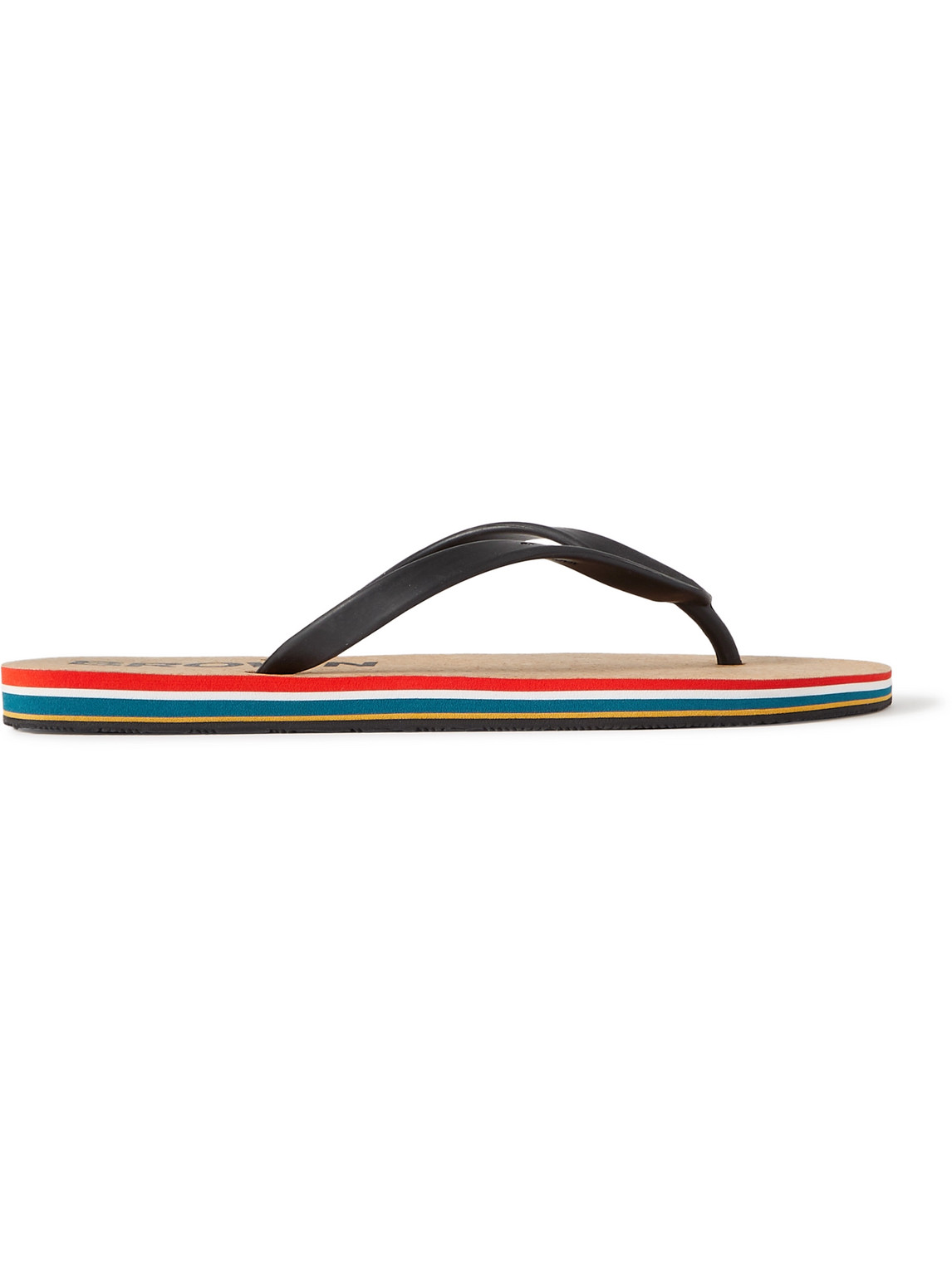 Haston Logo-Debossed Rubber and Cork Flip Flops