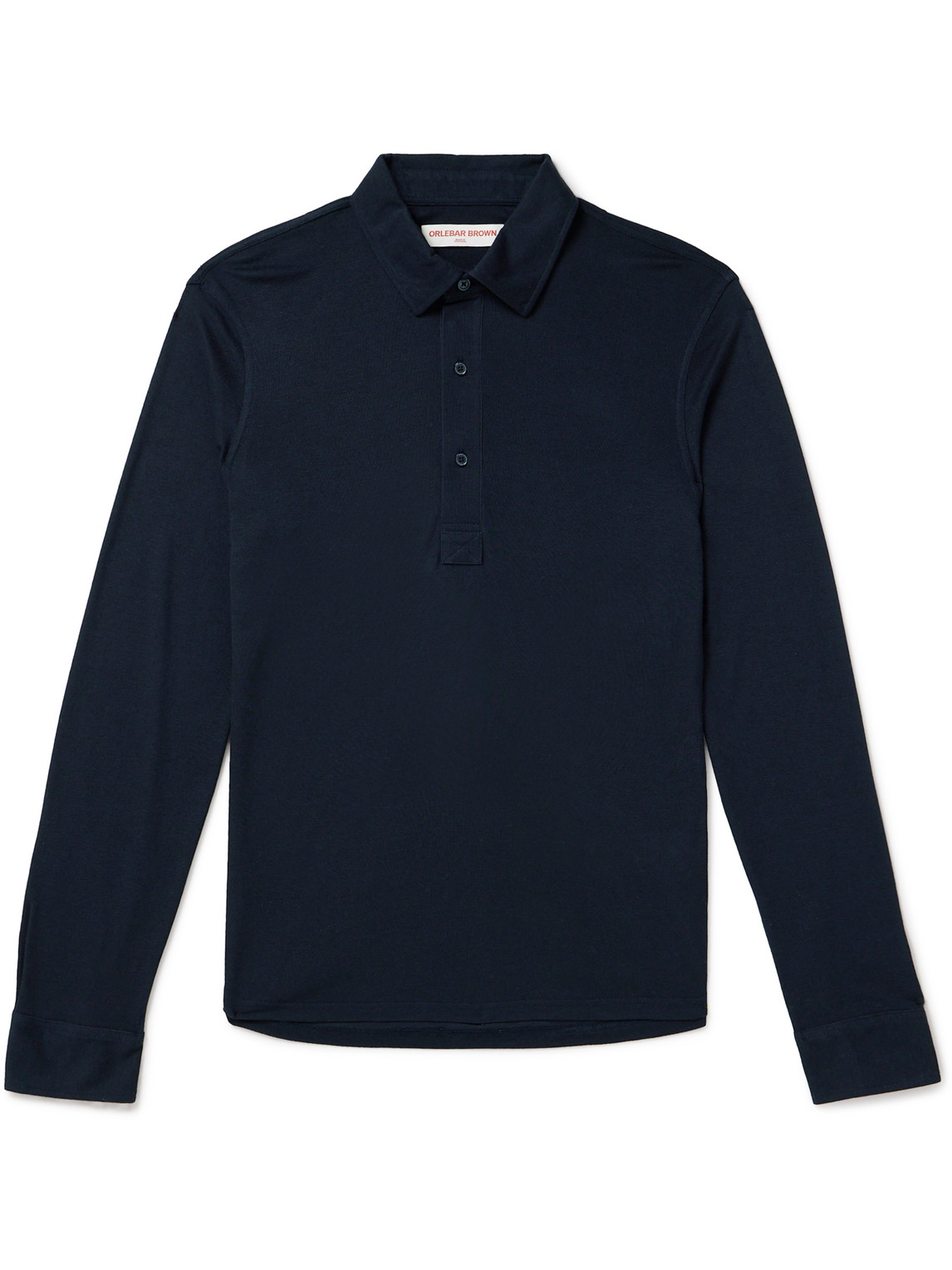 Orlebar Brown Sebastian Modal-blend Polo Shirt In Blue