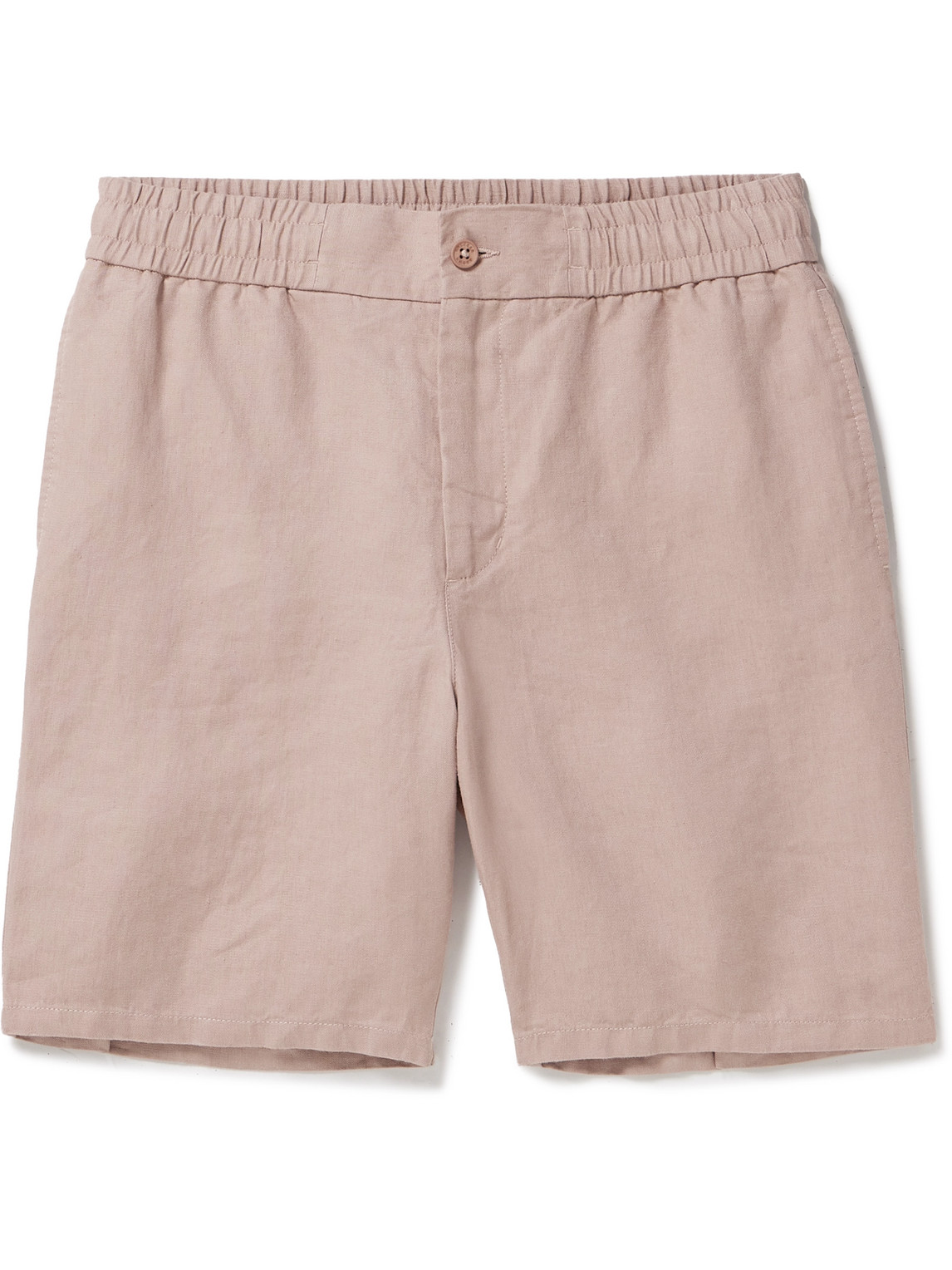 Orlebar Brown Cornell Slim-fit Linen Shorts In Pink