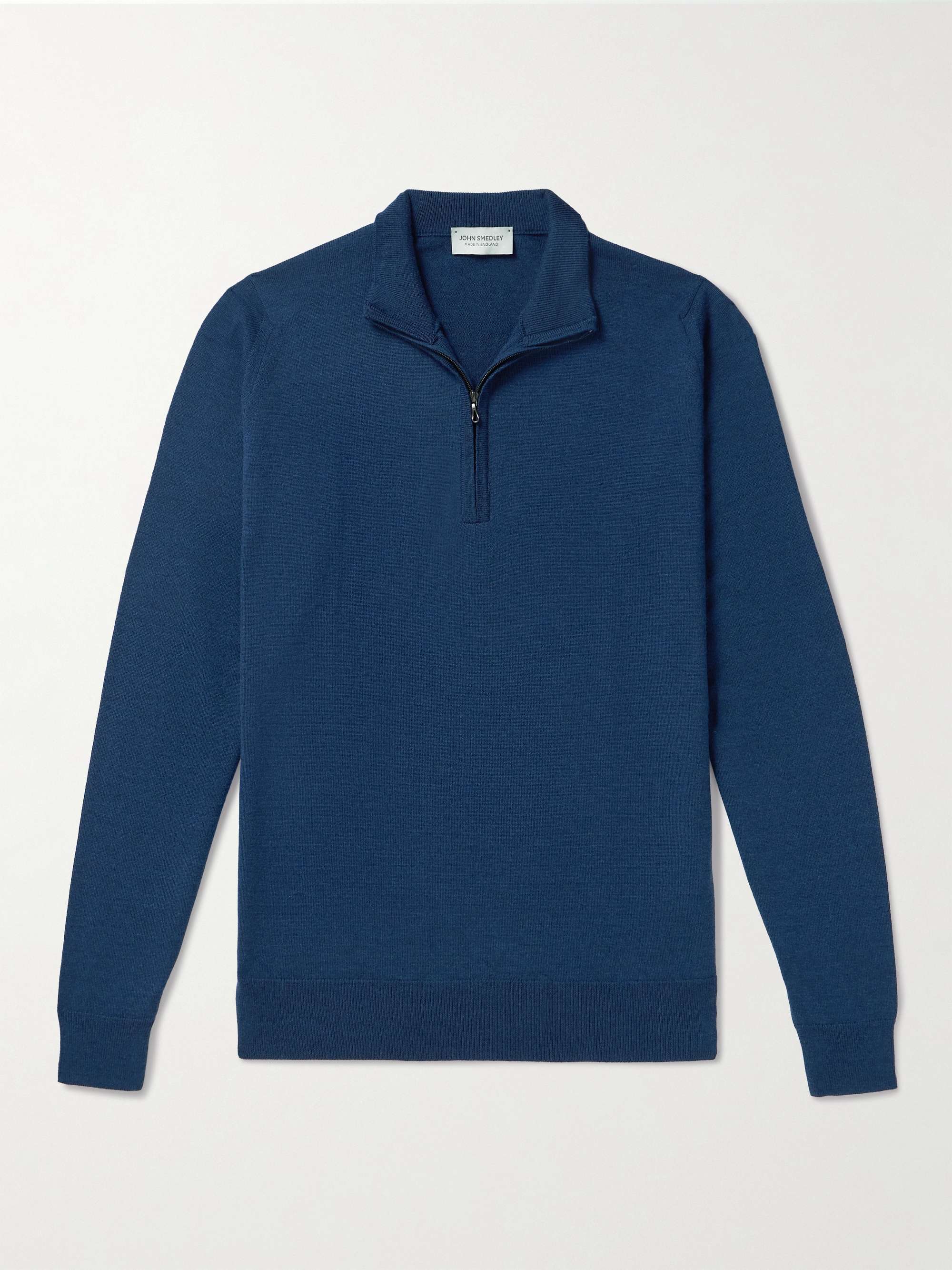 JOHN SMEDLEY Tapton Merino Wool Half-Zip Sweater for Men | MR PORTER