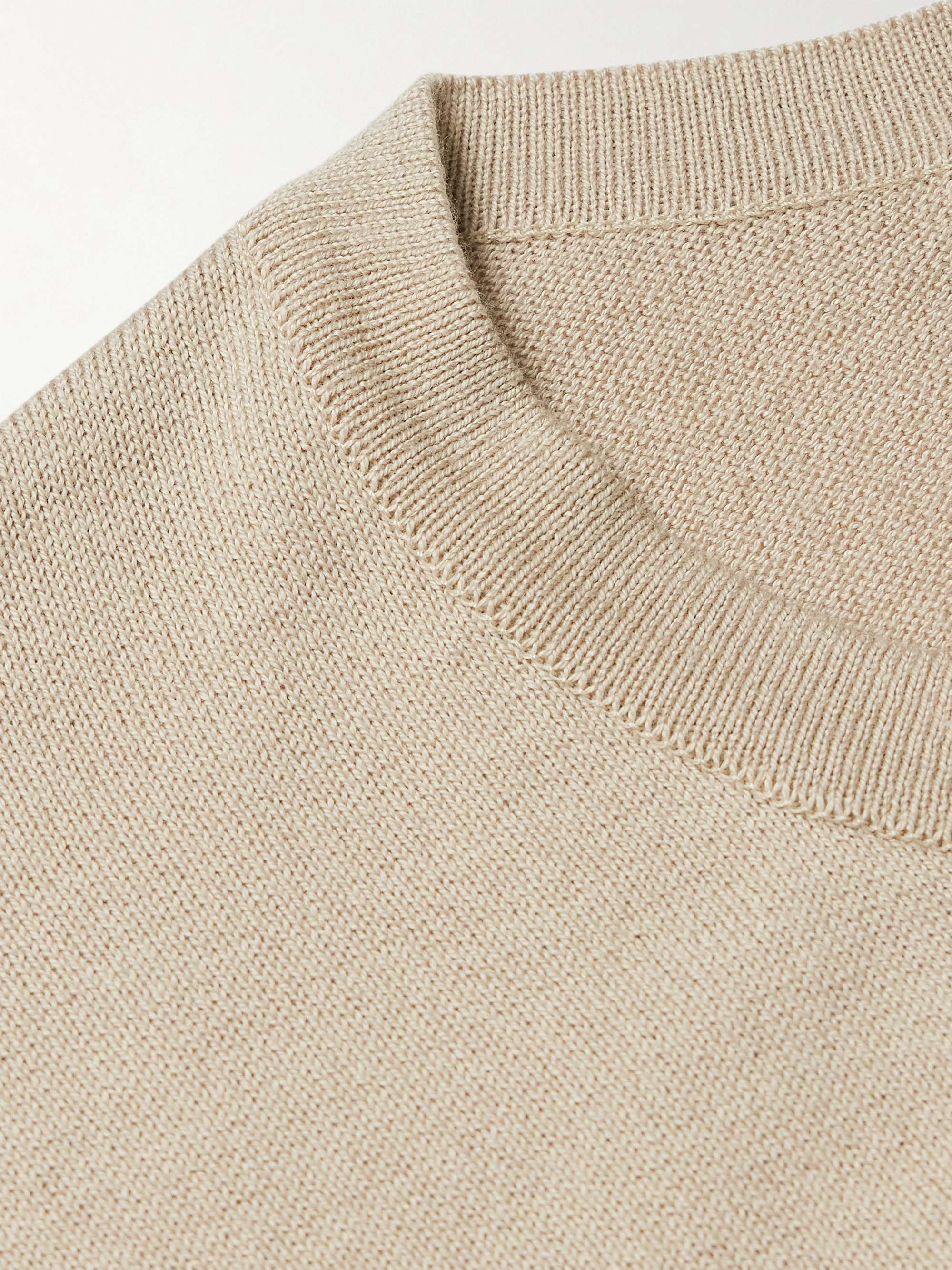 JOHN SMEDLEY Tate Sea Island Cotton Sweater for Men | MR PORTER