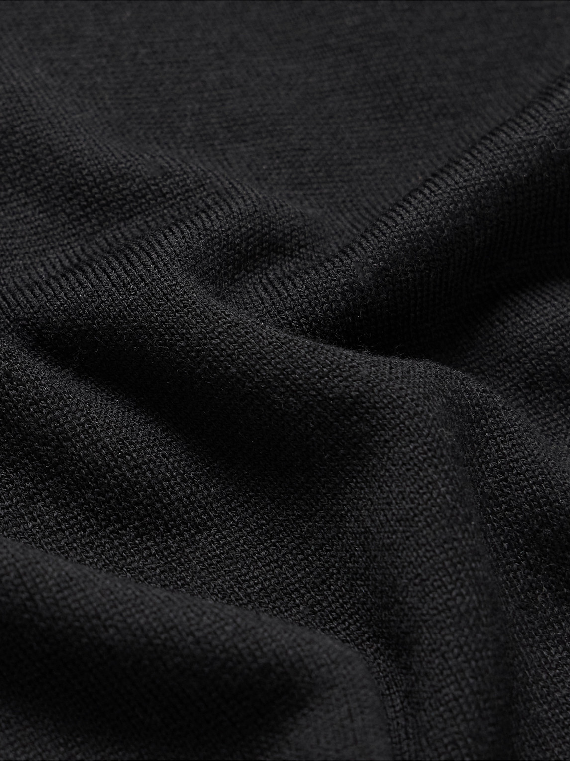 Shop John Smedley Hadfield Merino Wool Sweater Vest In Black