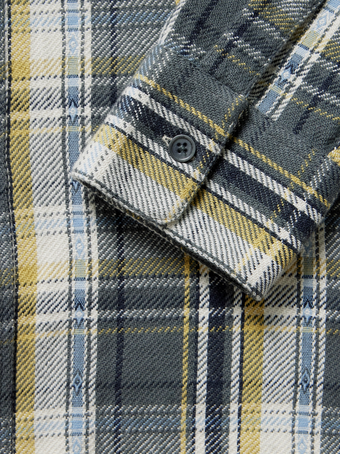Shop Officine Generale Ahmad Checked Cotton-twill Shirt In Multi