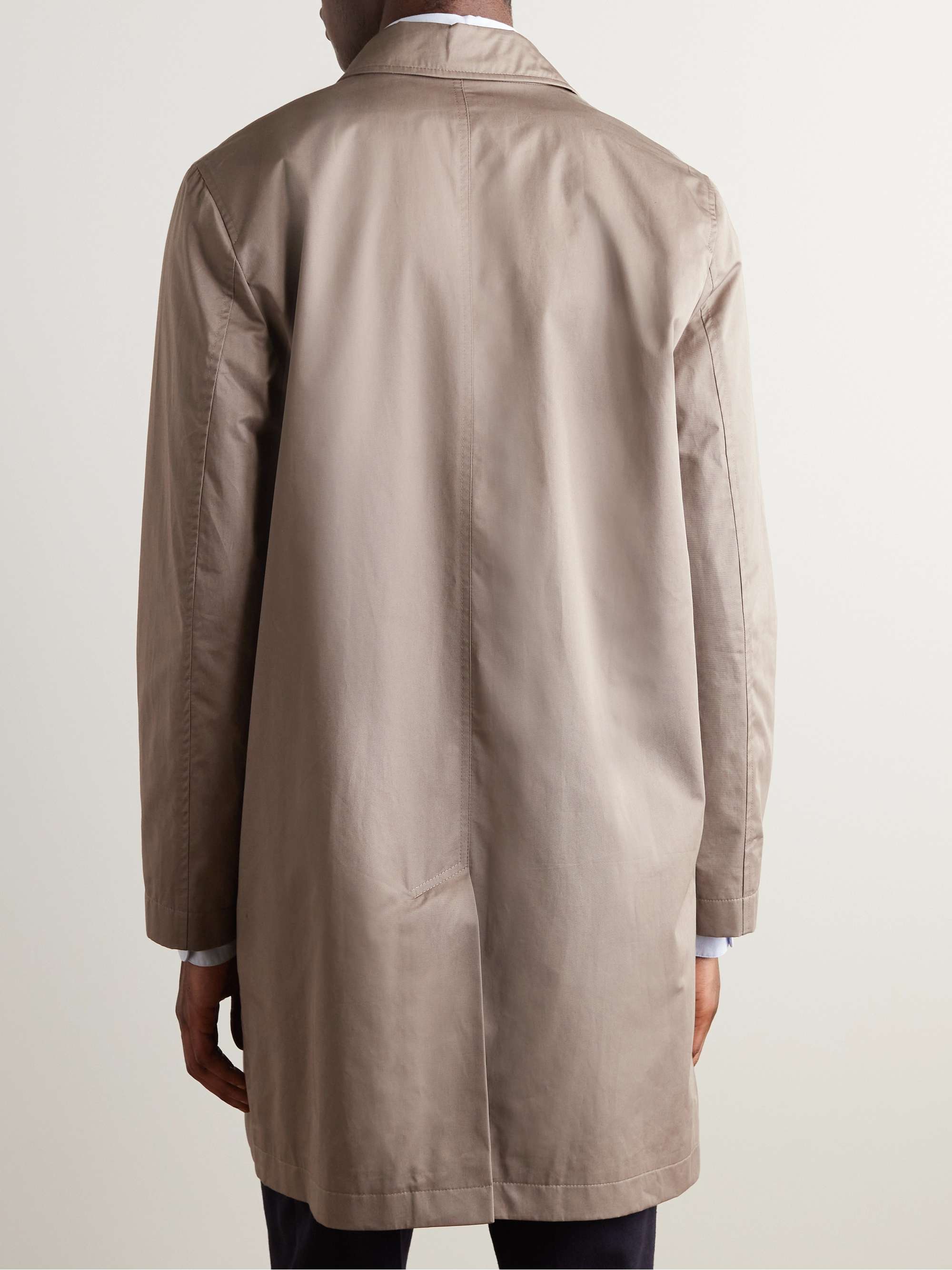 SUNSPEL Cotton-Shell Raincoat