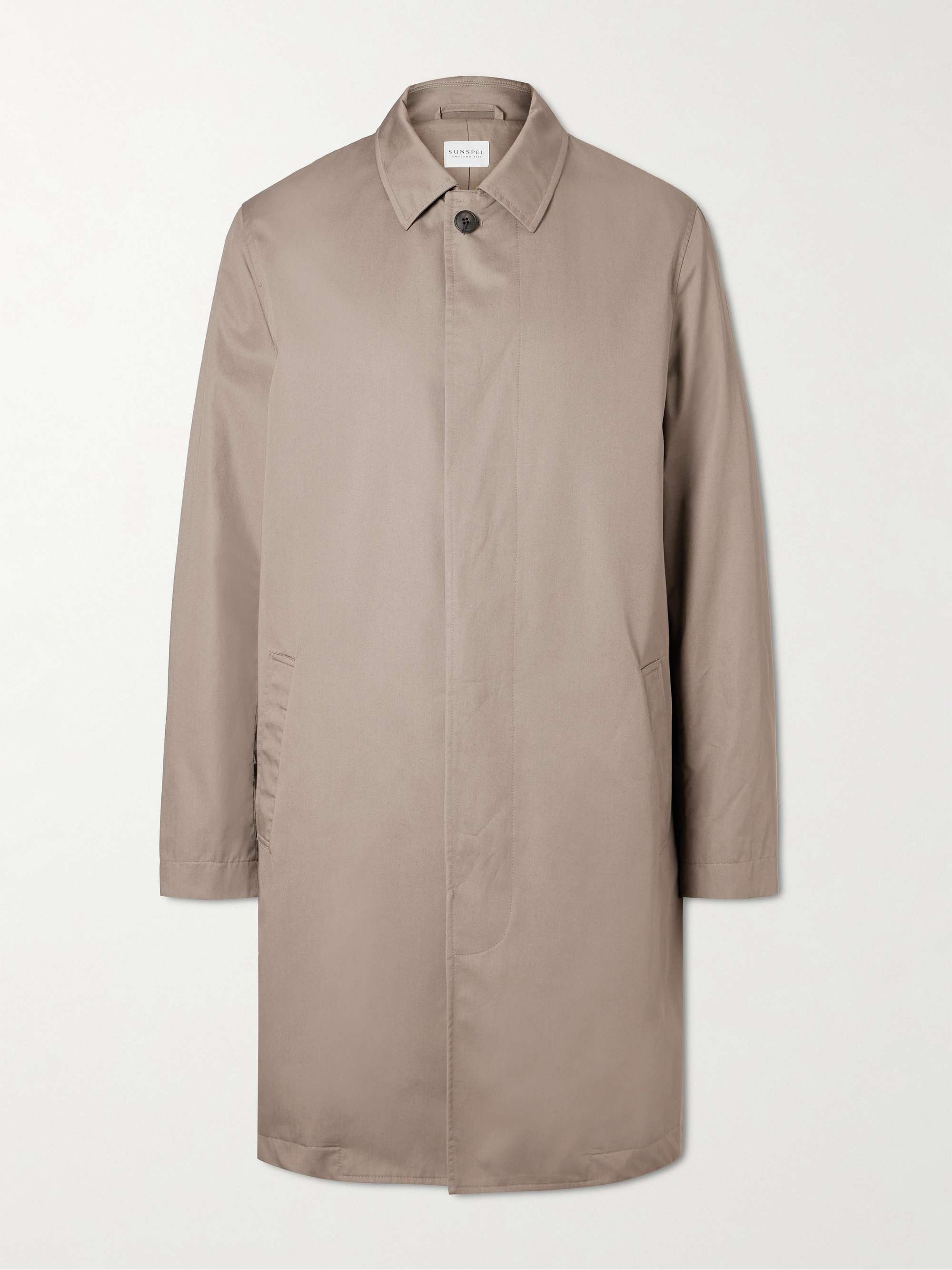Mens cotton best sale raincoat