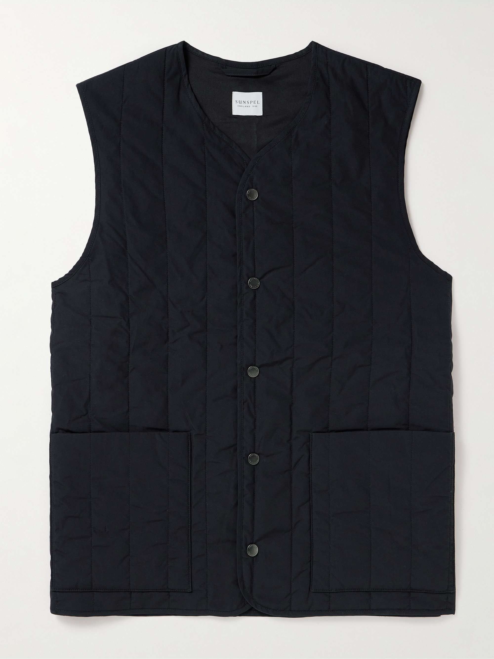 MR P. Quilted Shell Gilet for Men MR PORTER