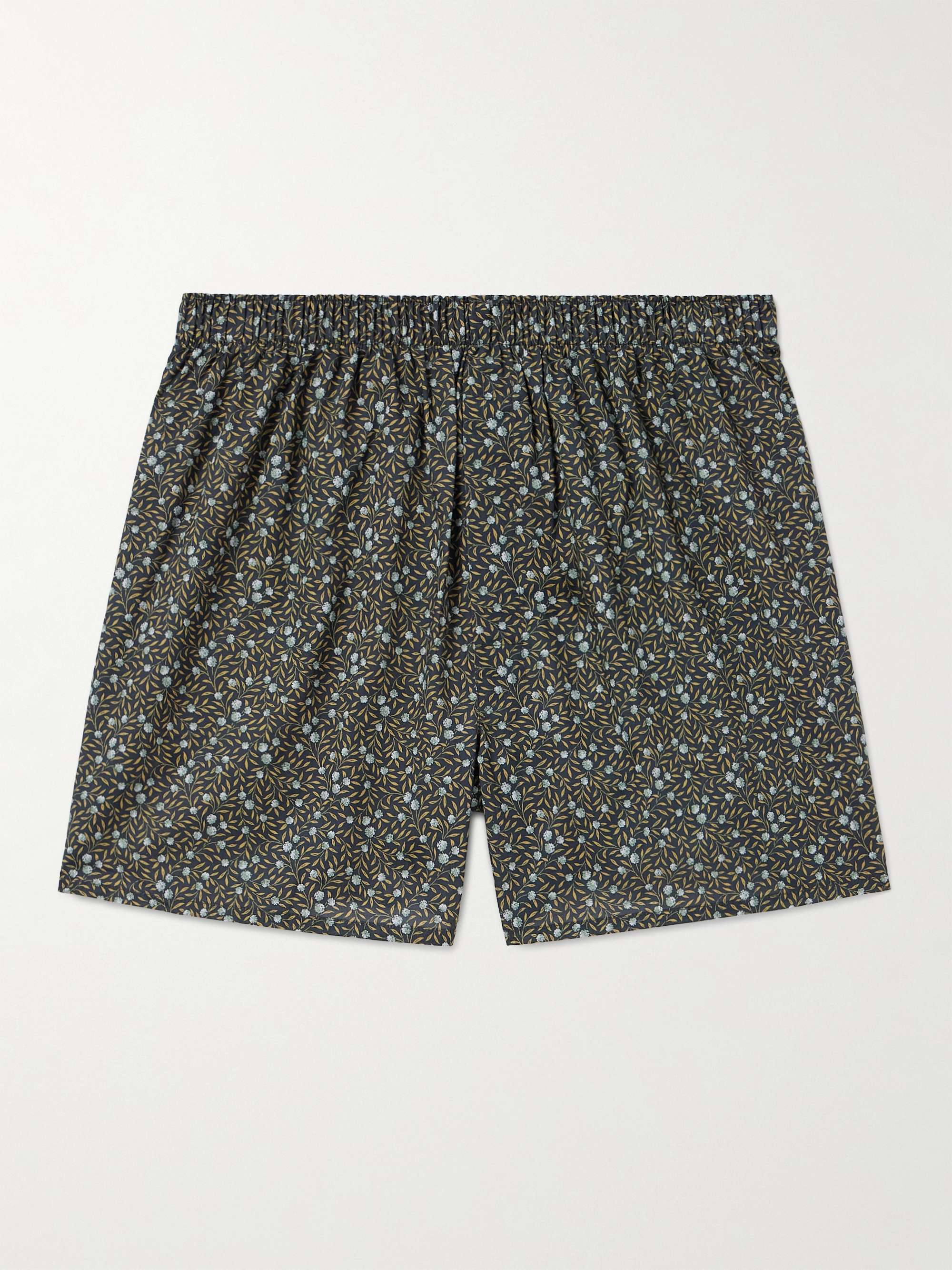 SUNSPEL Floral-Print Cotton Boxer Shorts for Men | MR PORTER