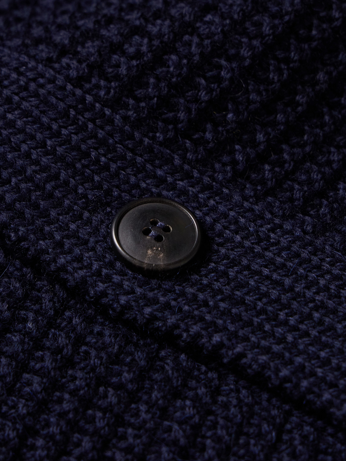 Shop Sunspel Ribbed Merino Wool Cardigan In Blue