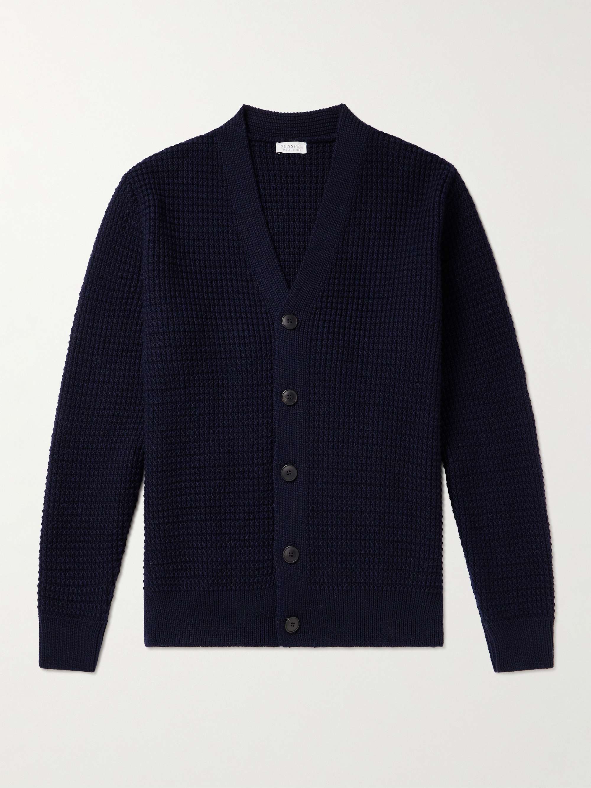 SUNSPEL Ribbed Merino Wool Cardigan for Men | MR PORTER