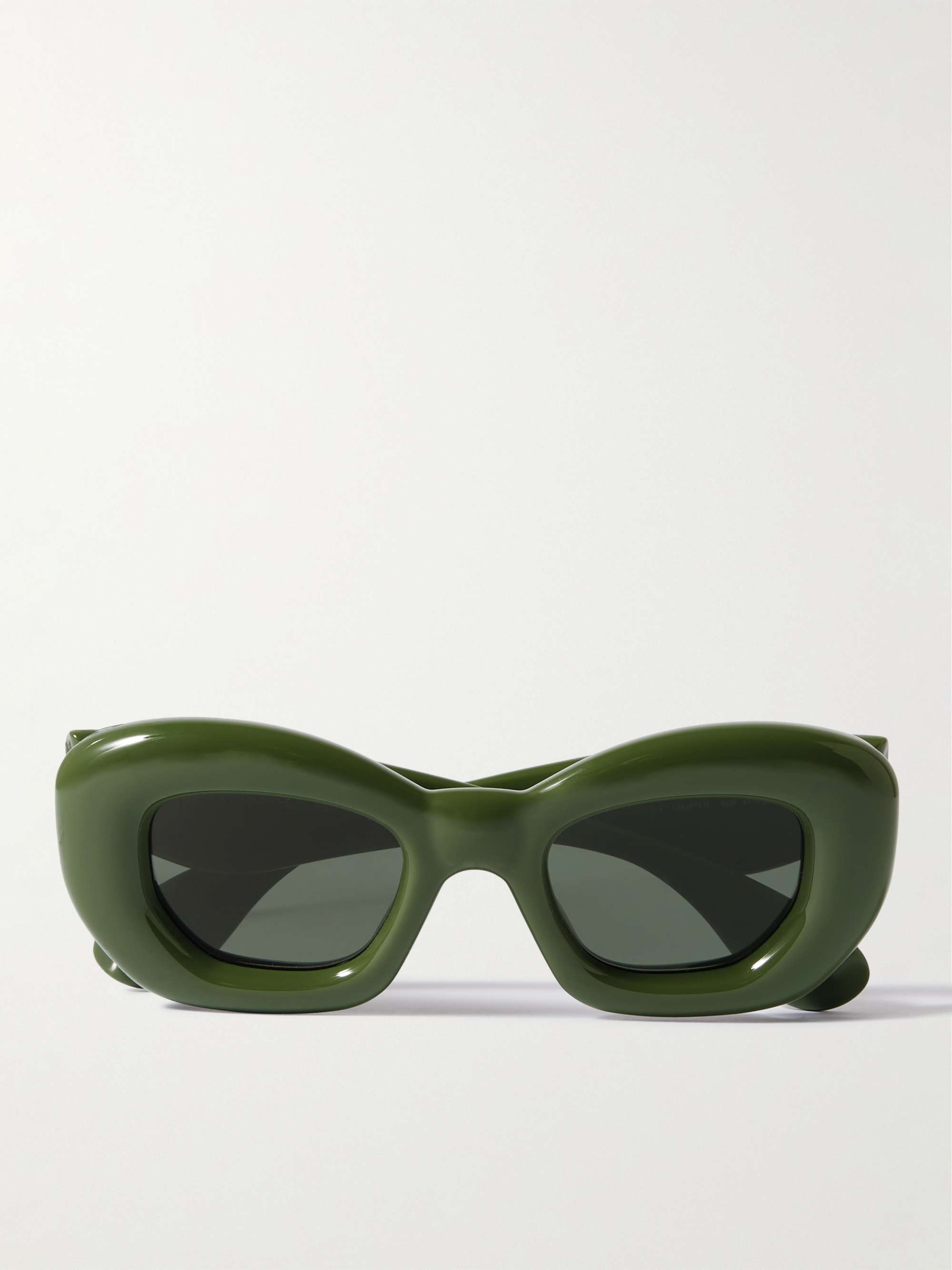 LOEWE EYEWEAR Inflated Square-Frame Acetate Sunglasses for Men | MR PORTER