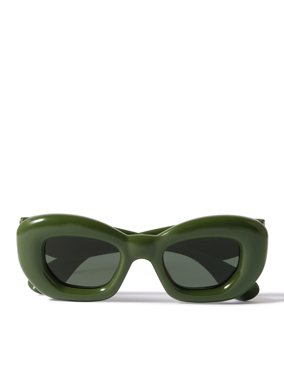 LOEWE - Inflated Square-Frame Acetate Sunglasses - Curated