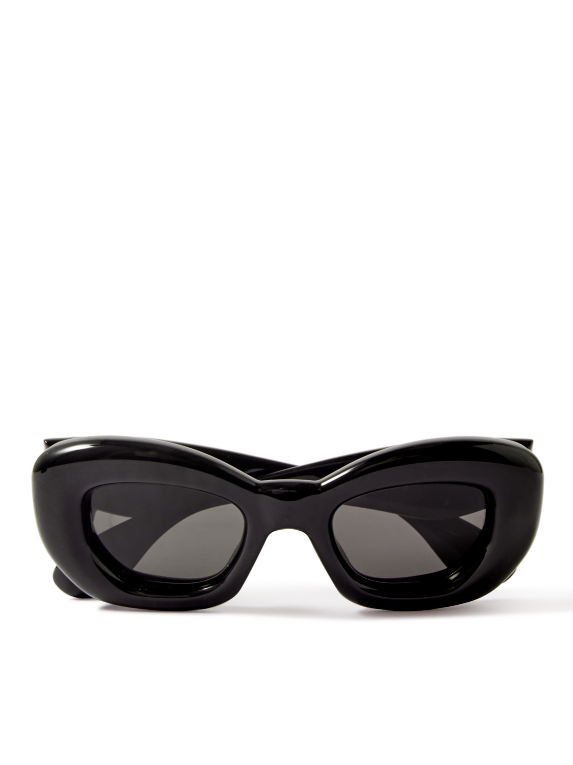 Loewe Inflated Square-frame Acetate Sunglasses In Black