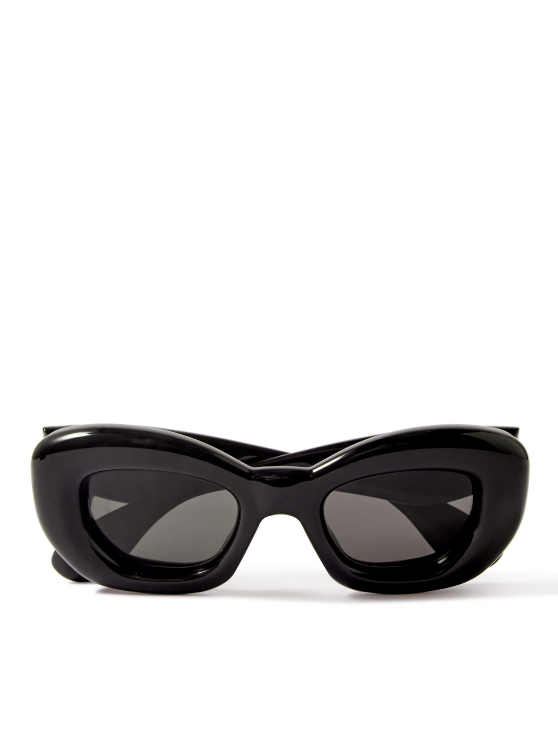 Inflated Square-Frame Acetate Sunglasses