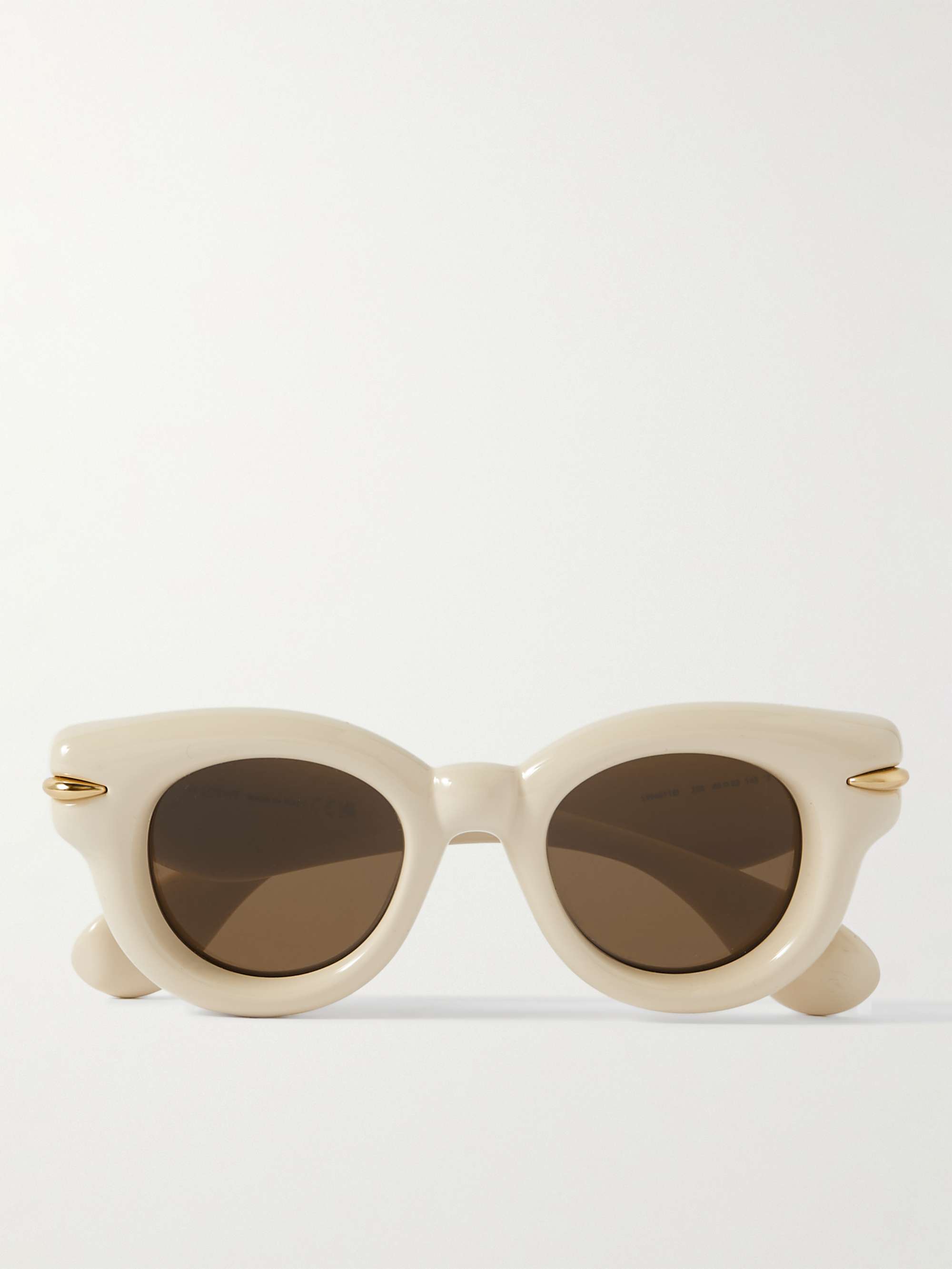 LOEWE White Inflated Goggle Sunglasses