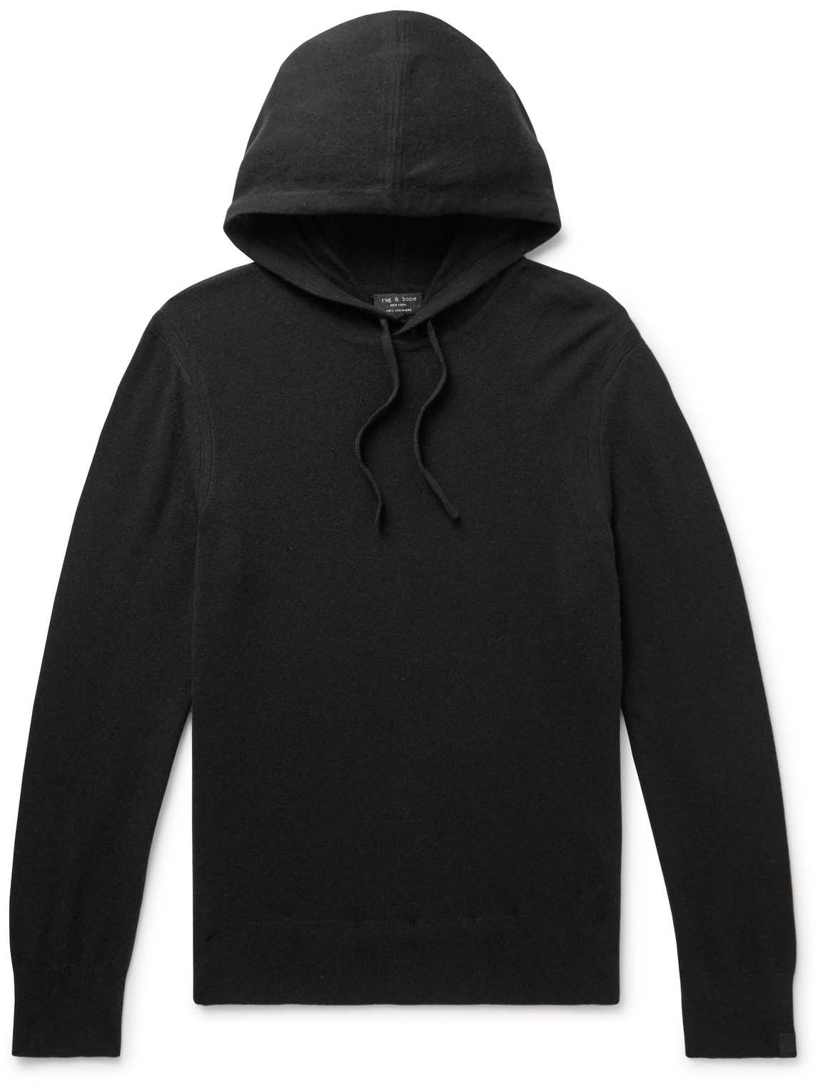 Rag & Bone Harding Cashmere Hoodie In Black