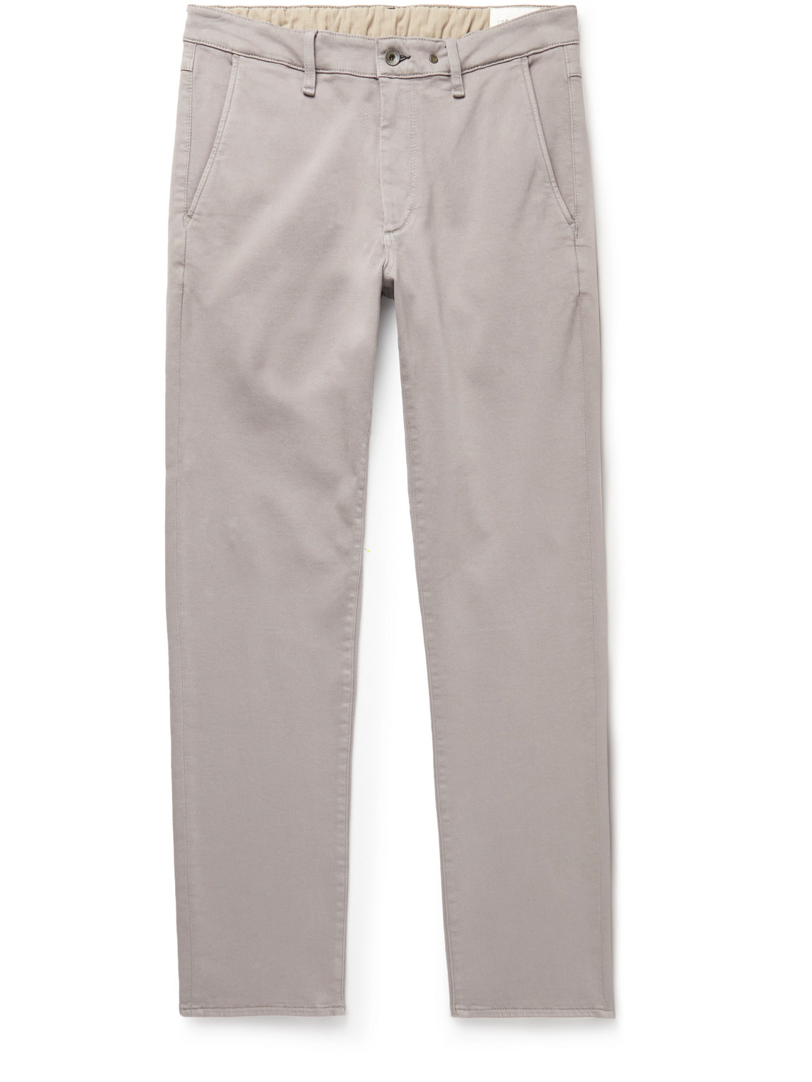 Fit 2 Action Straight-Leg Loopback Cotton-Blend Twill Chinos