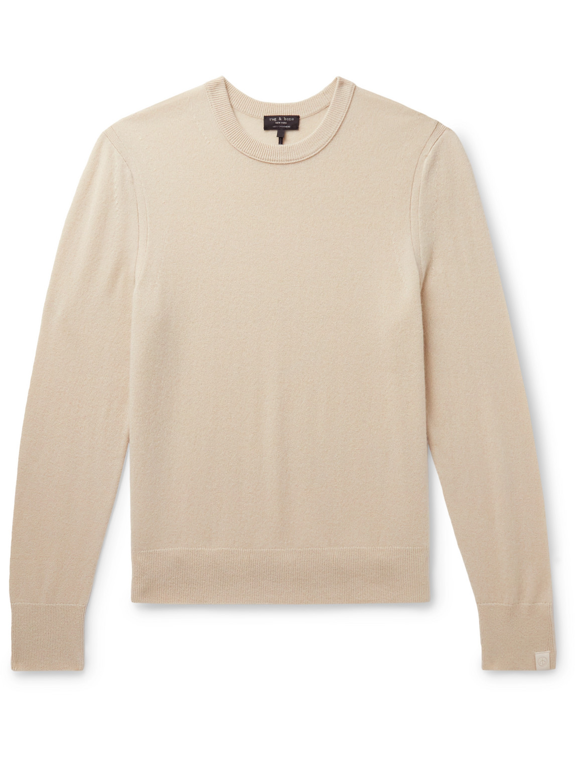 Rag & Bone Harding Slim-fit Cashmere Sweater In Neutrals