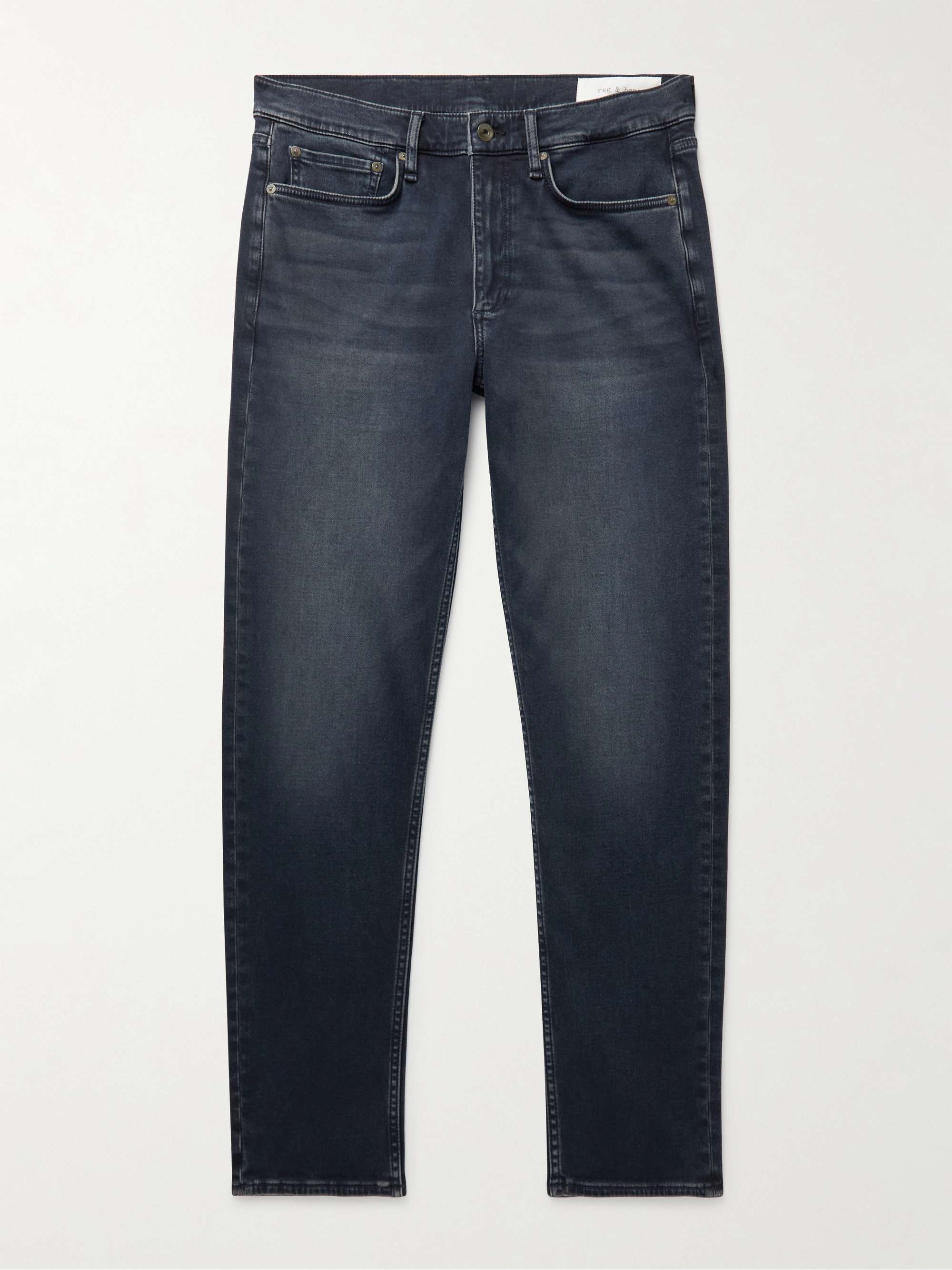 RAG & BONE Fit 2 Action Slim-Fit Straight-Leg Loopback Jeans for