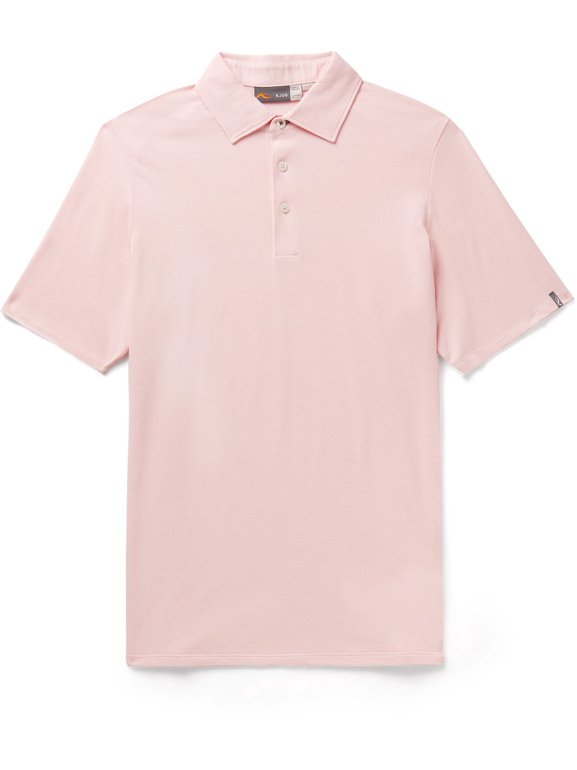 Kjus Sunder Stretch-piqué Golf Polo Shirt In Pink