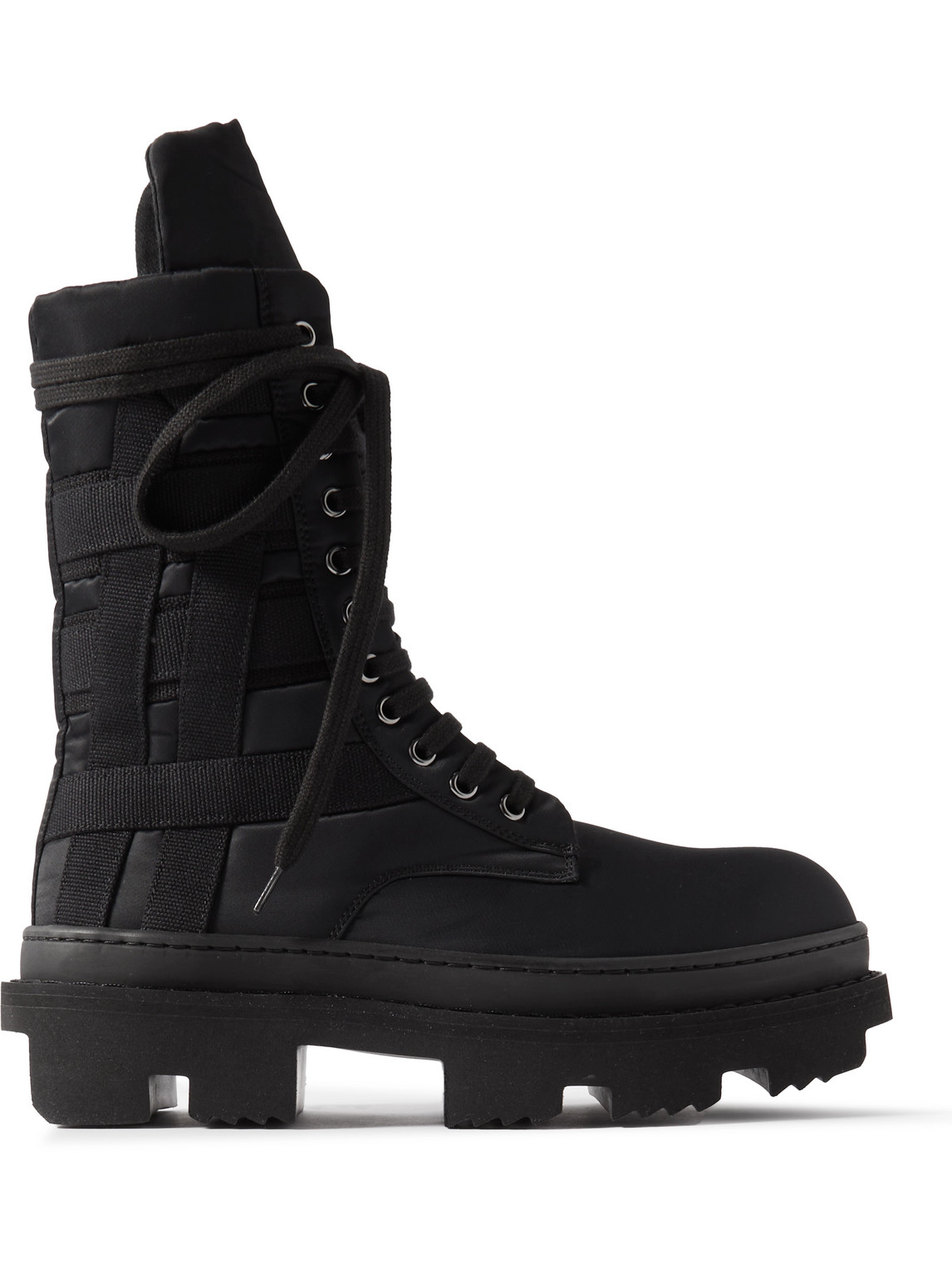 Army Megatooth Canvas and Shell Lace-Up Boots