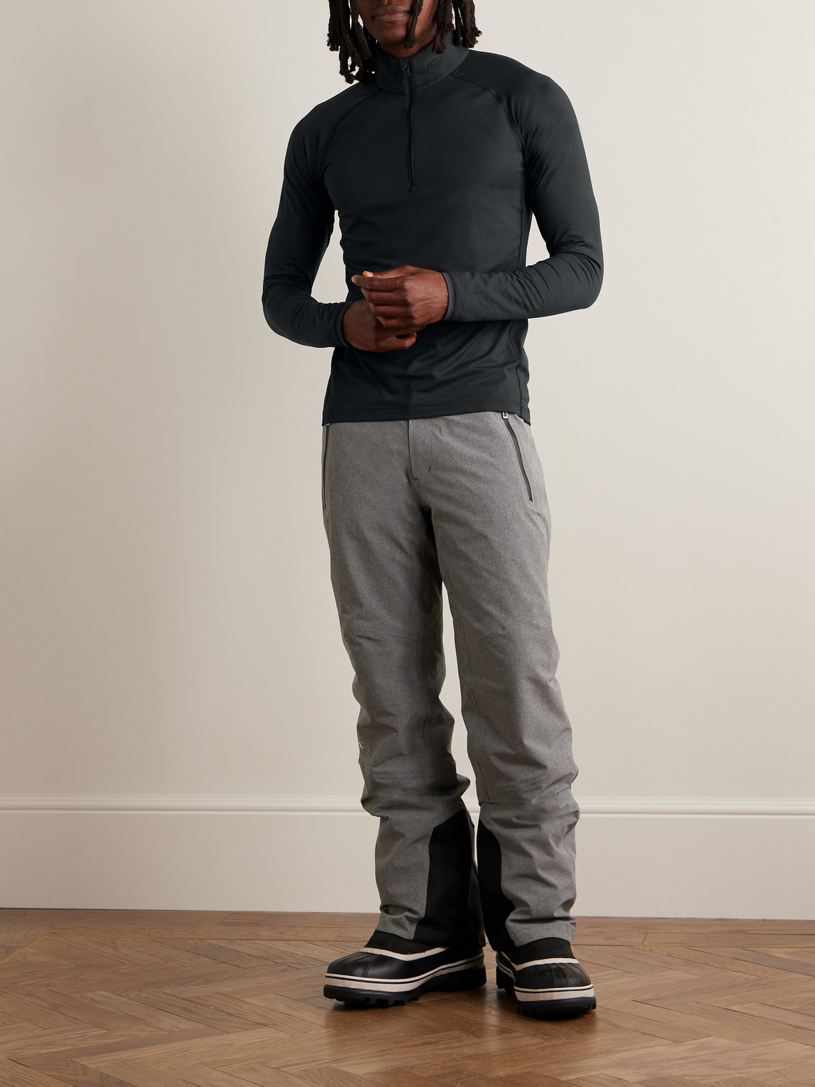 Feel Stretch-Jersey Half-Zip Ski Mid-Layer — 2
