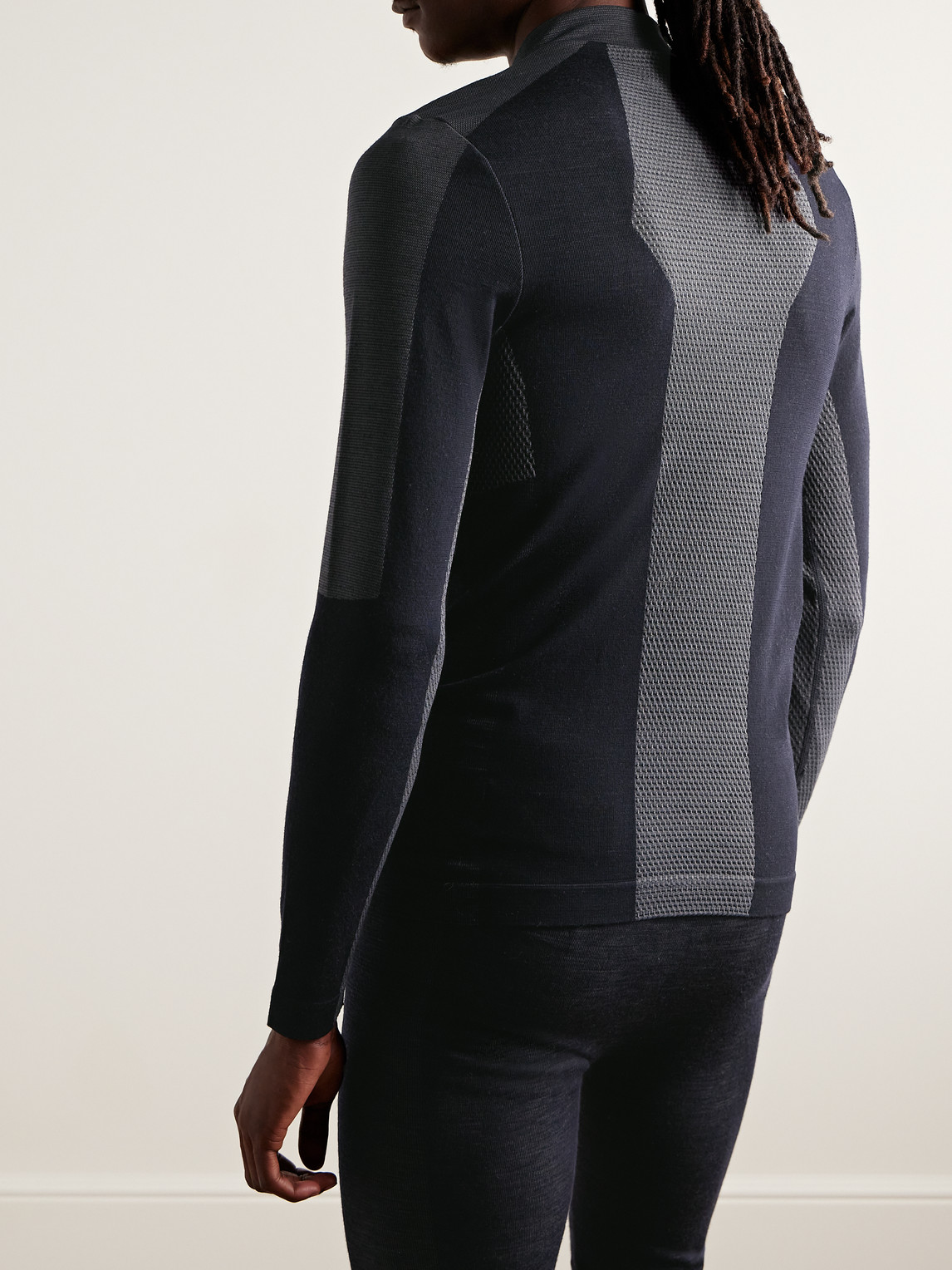 Kjus Freelite Knitted Base Layer In Blue