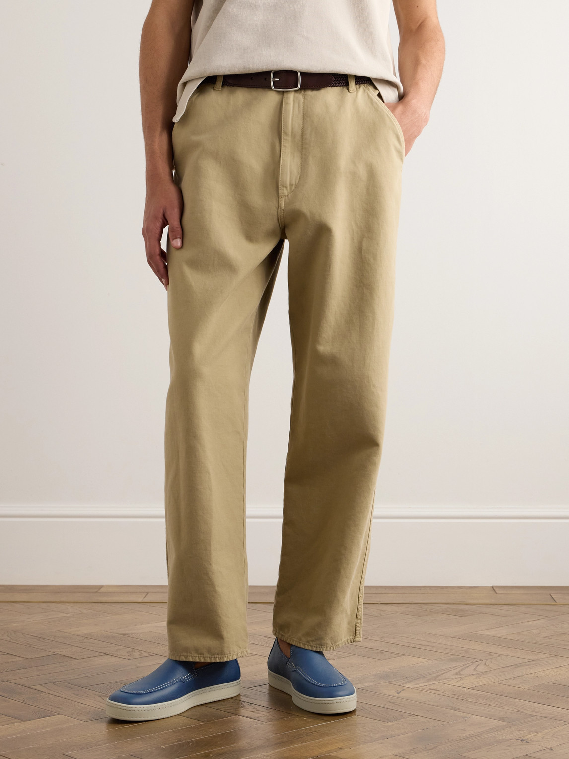 Berluti Eden Scritto Full-Grain Leather Loafers - Men