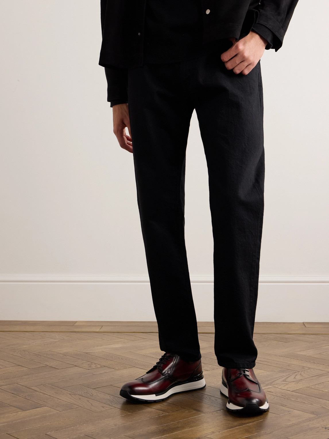 Berluti Venezia Leather Sneakers - Men