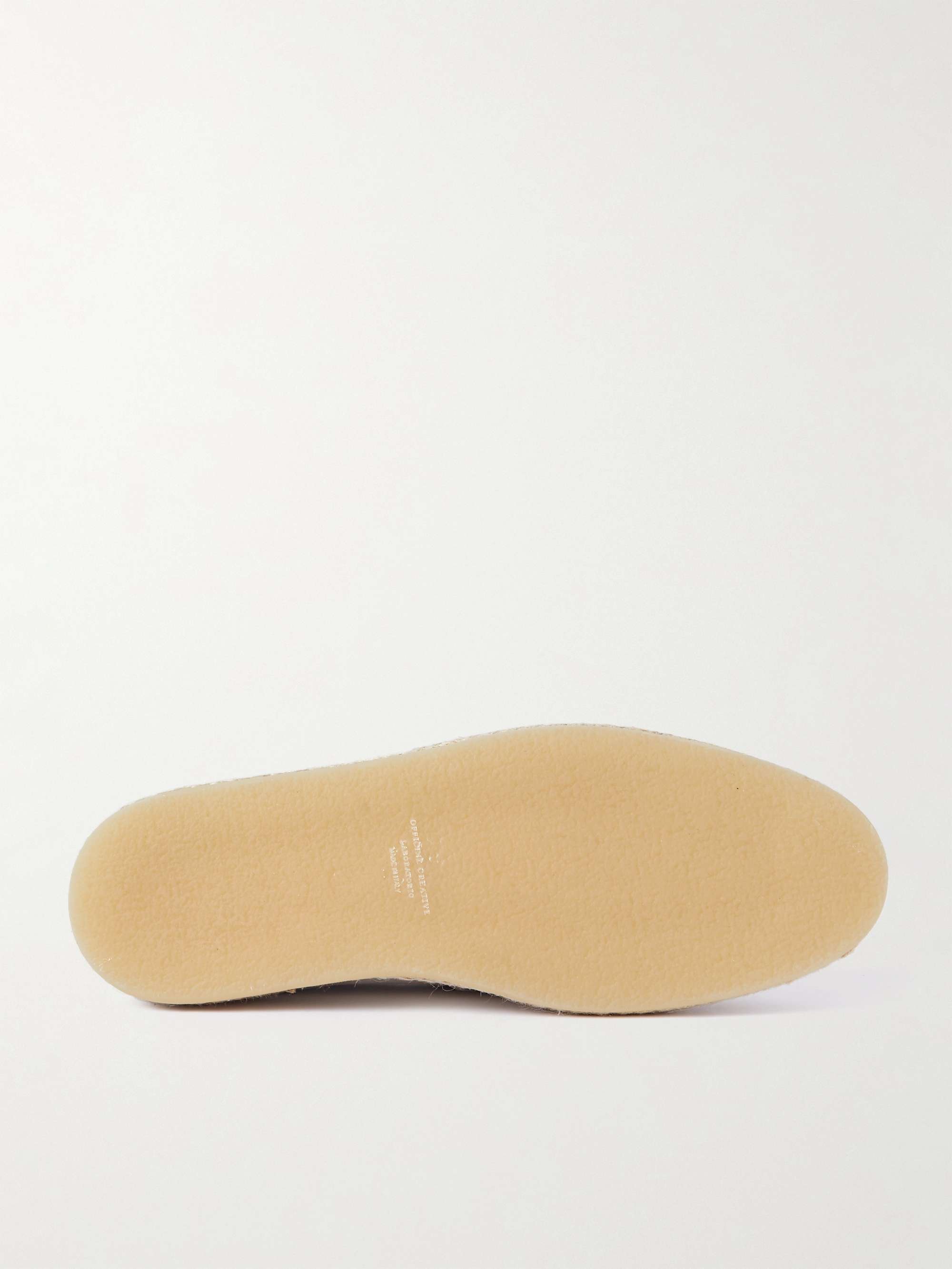 OFFICINE CREATIVE Suede Espadrilles