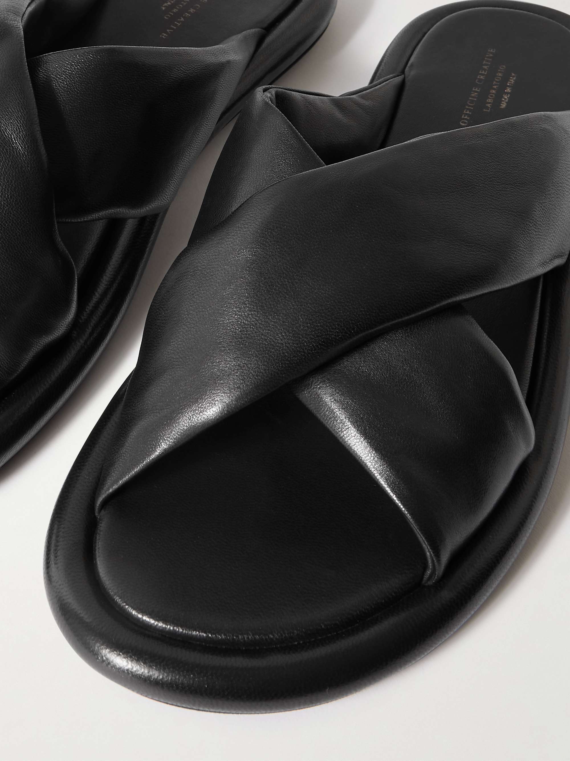 OFFICINE CREATIVE Estens Leather Sandals for Men | MR PORTER