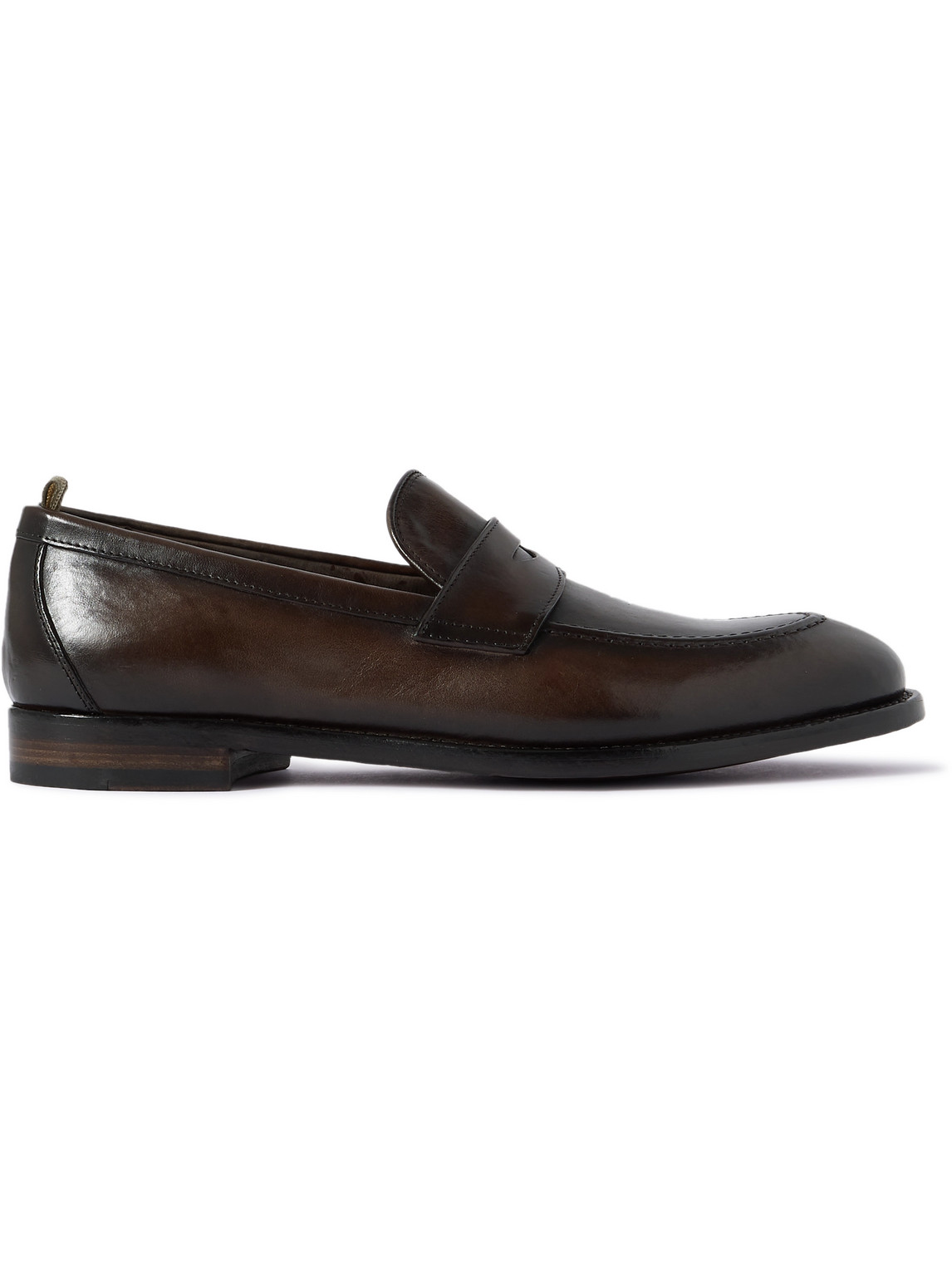 Officine Creative Tulane Leather Loafers In Brown