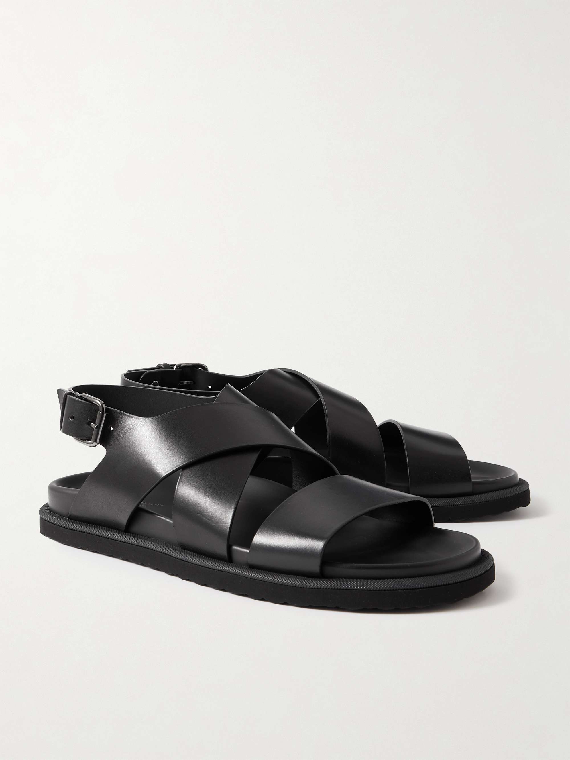 OFFICINE CREATIVE Charrat Leather Sandals for Men | MR PORTER