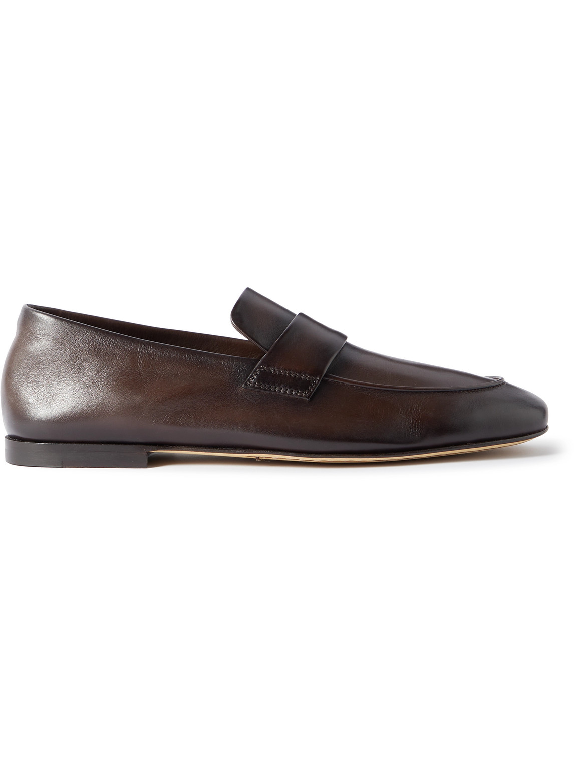 Officine Creative Airto Leather Loafers In Brown