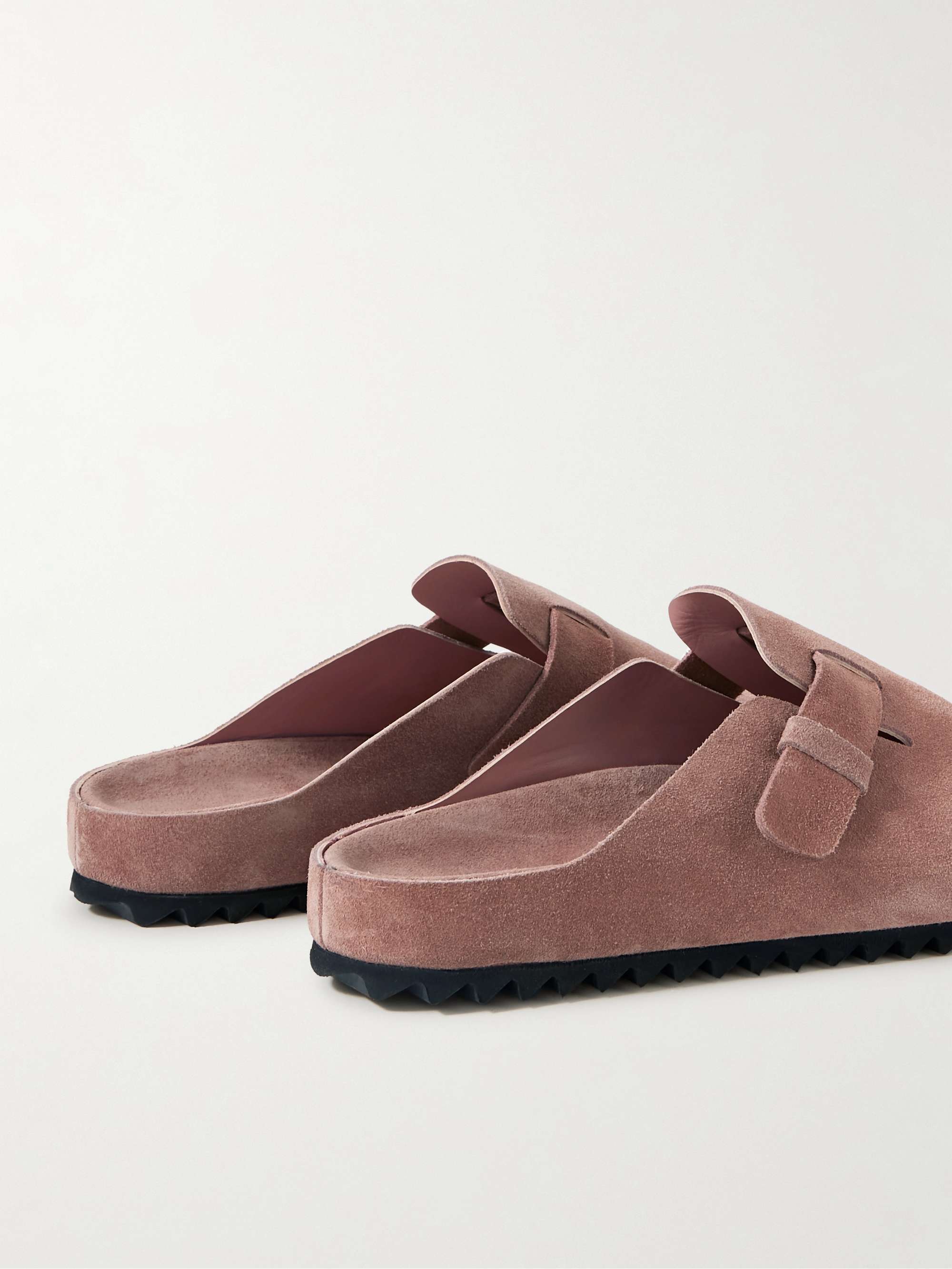 OFFICINE CREATIVE Agora Suede Clogs