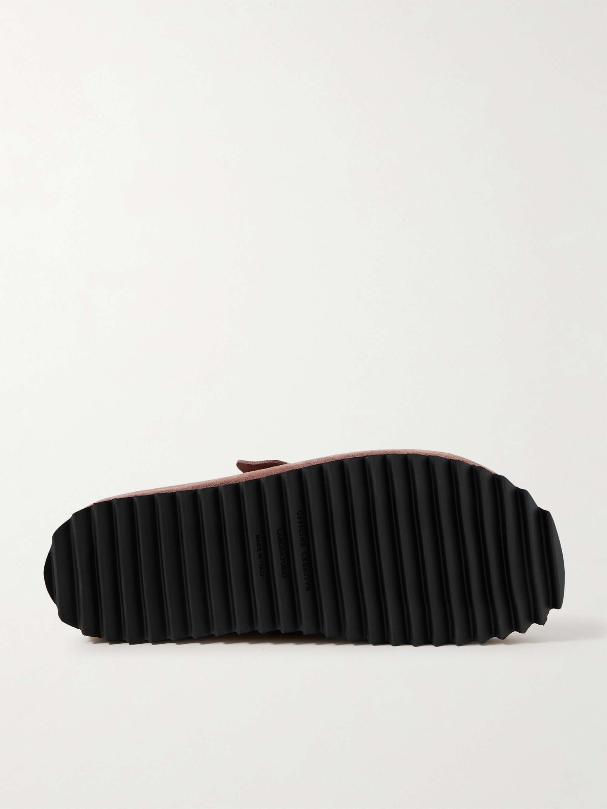 OFFICINE CREATIVE Agora Suede Clogs