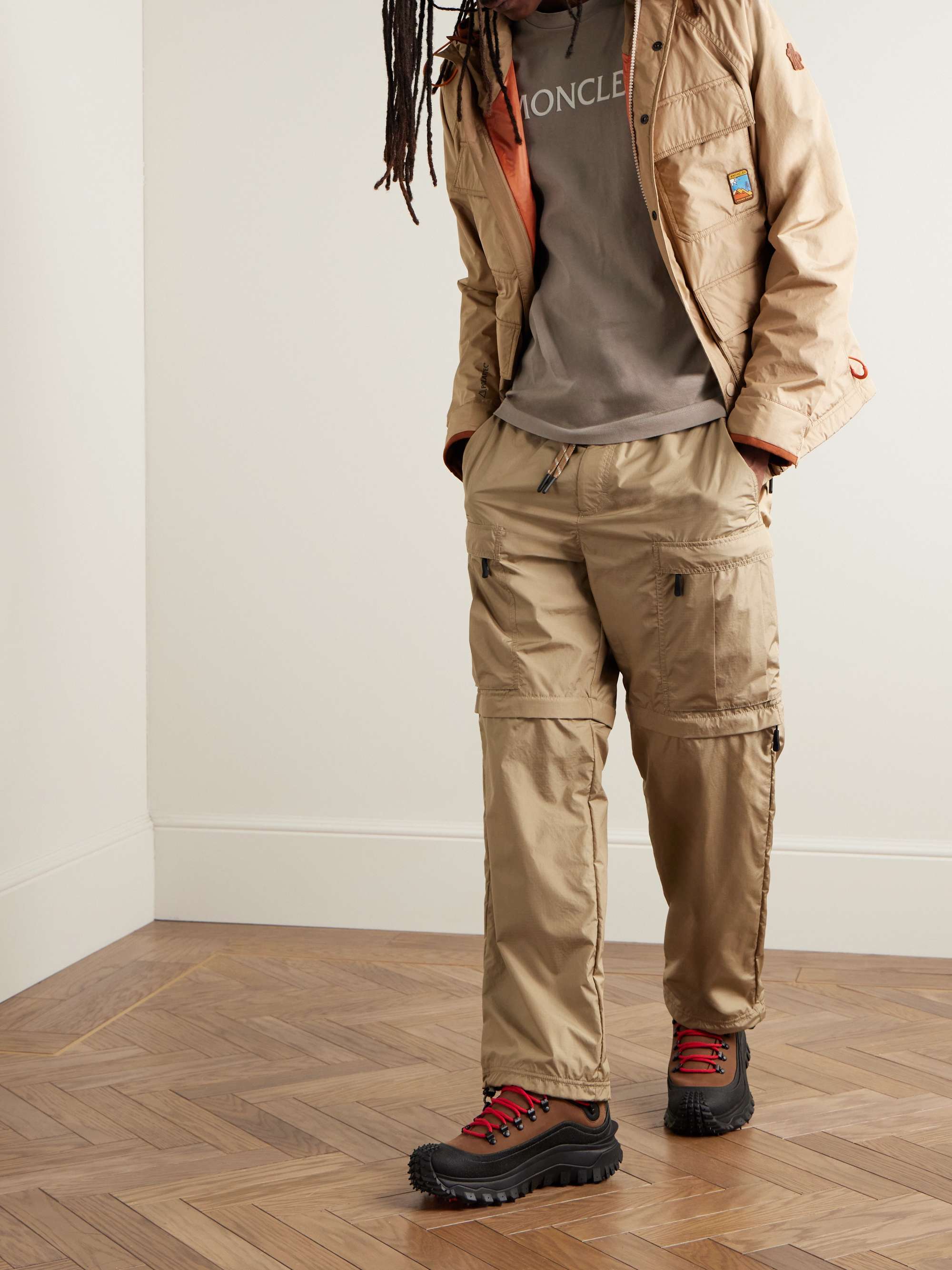 MONCLER GRENOBLE Straight-Leg Convertible Ripstop Drawstring MONCLER GRENOBLE Straight-Leg Convertible Ripstop Drawstring