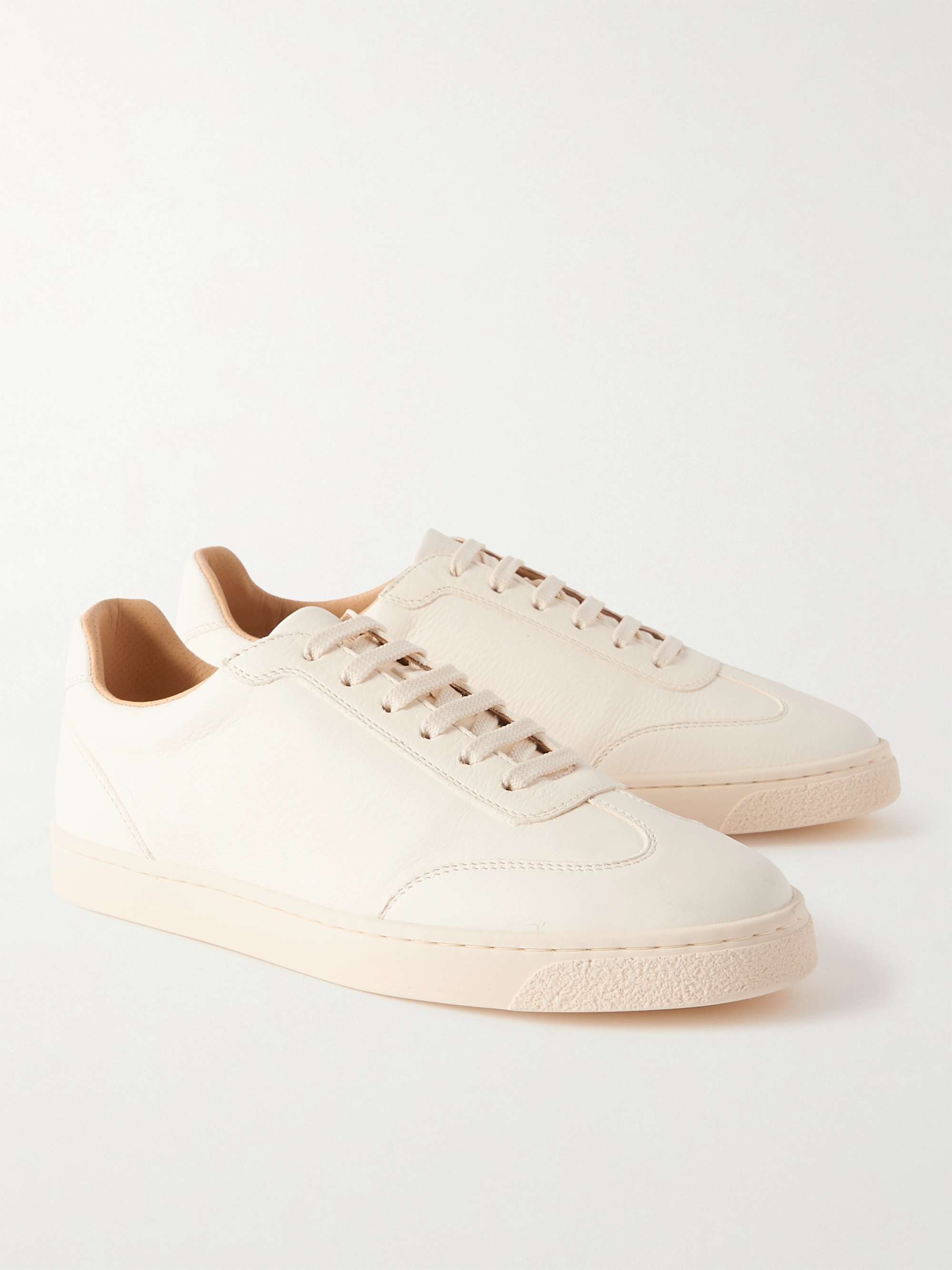 BRUNELLO CUCINELLI Leather Sneakers for Men | MR PORTER