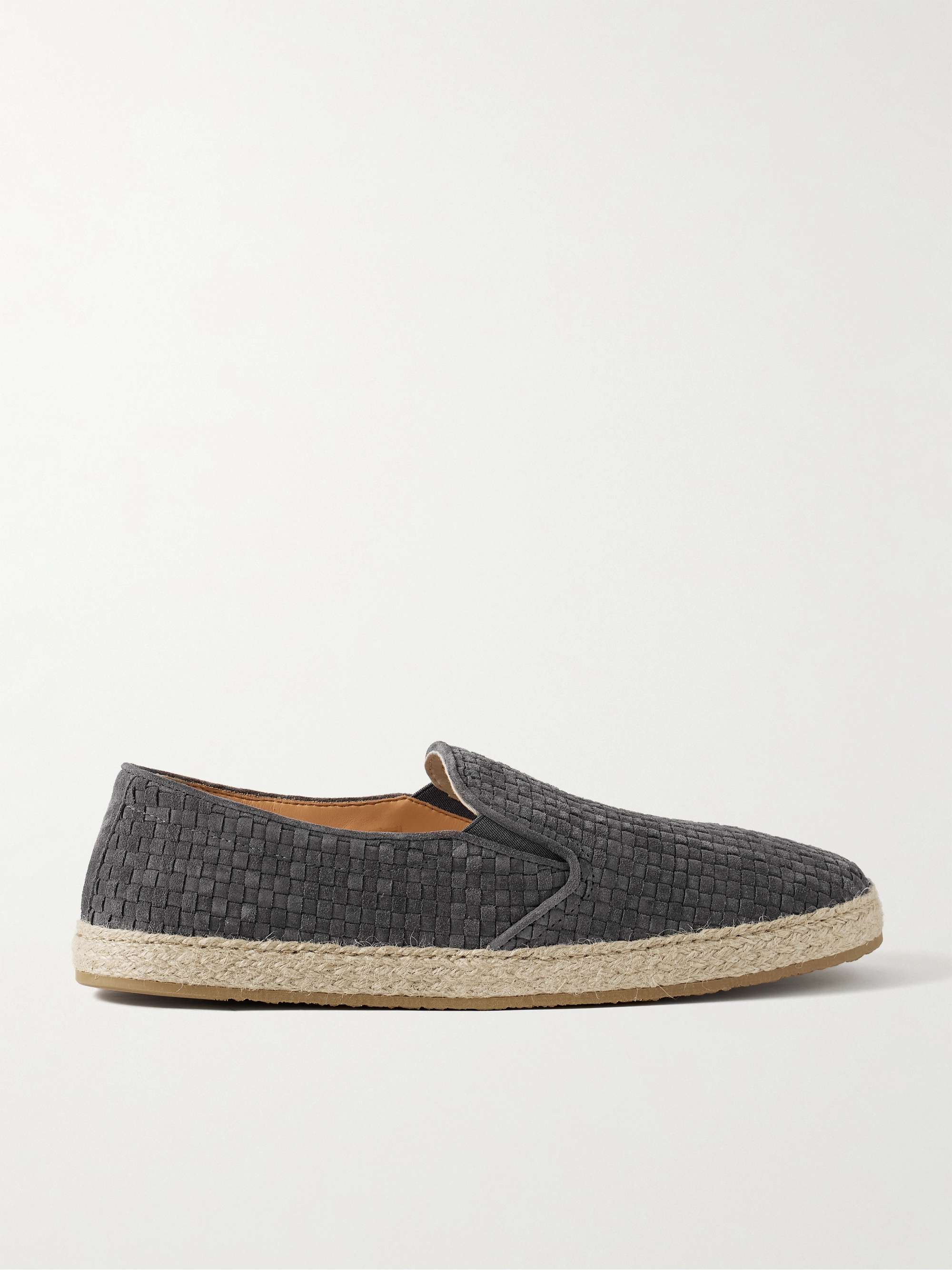 Mens on sale woven espadrilles