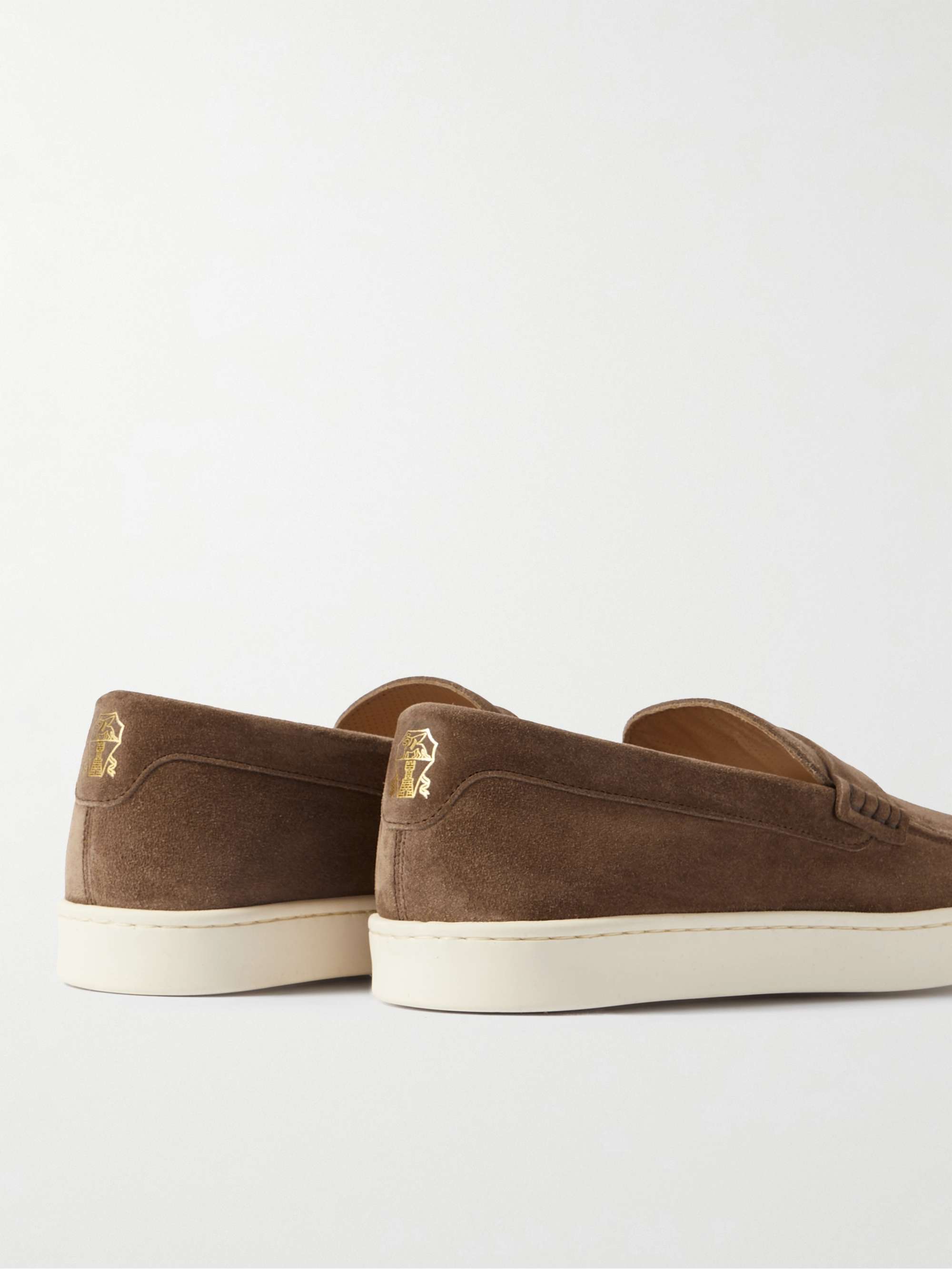 BRUNELLO CUCINELLI Suede Penny Loafers for Men | MR PORTER