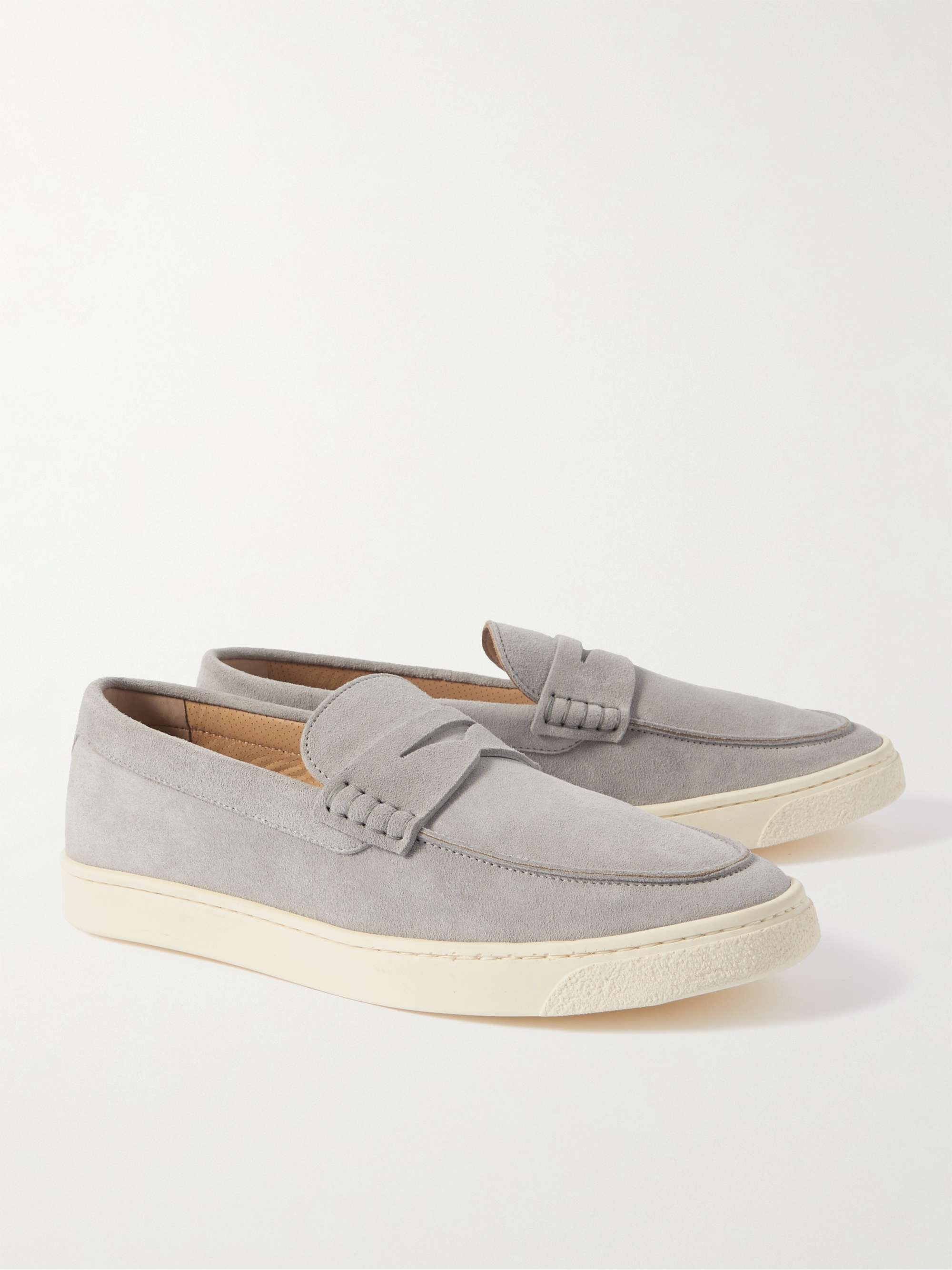 Chaussures Brunello Cucinelli Homme – Derby Daim Marron – US10/EU43 – NEUFS Sans Boîte