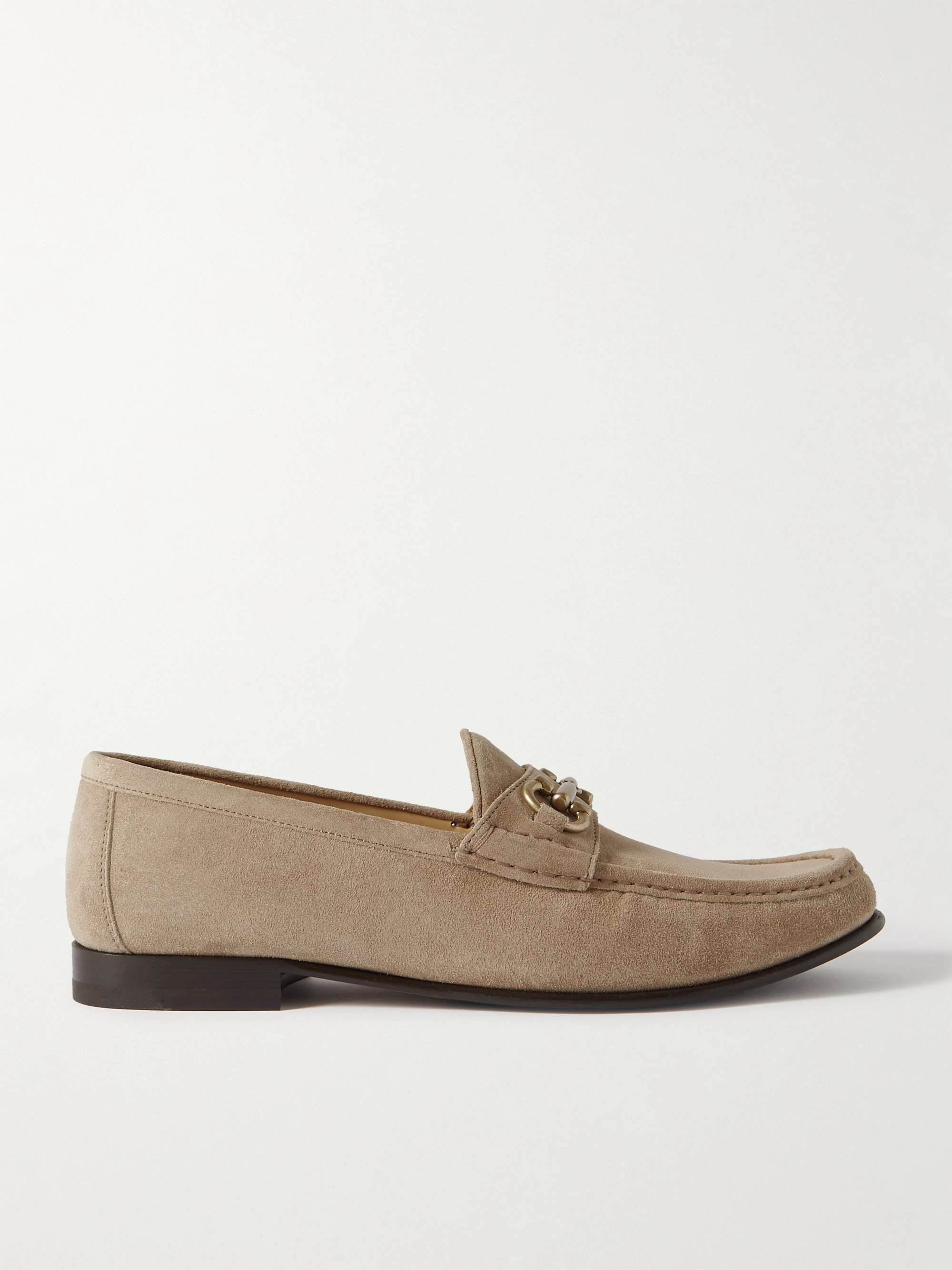 BRUNELLO CUCINELLI Horsebit Embellished Suede Loafers for Men MR PORTER