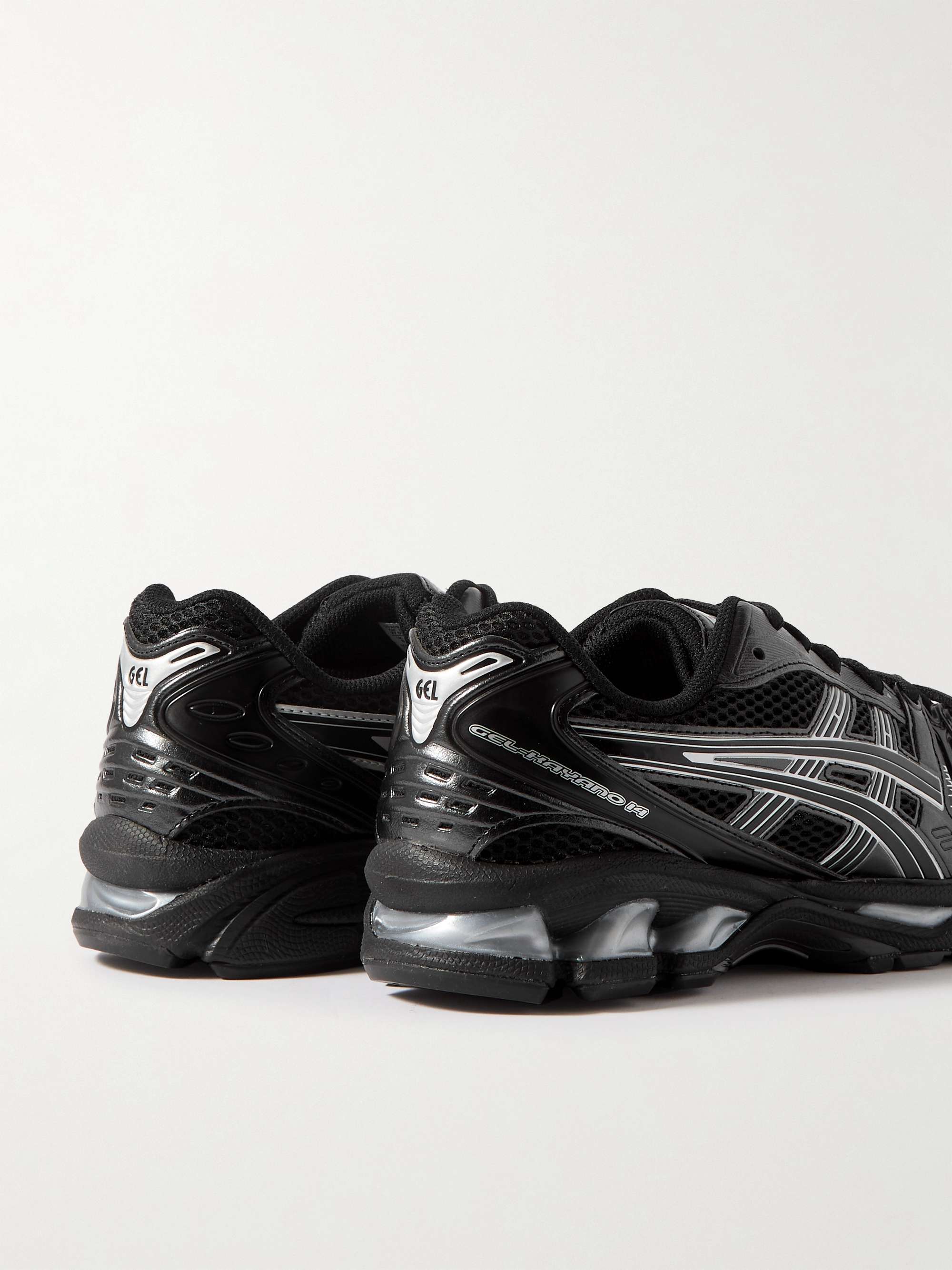 ASICS Gel-Kayano® 14 Leather-Trimmed Mesh Running Sneakers