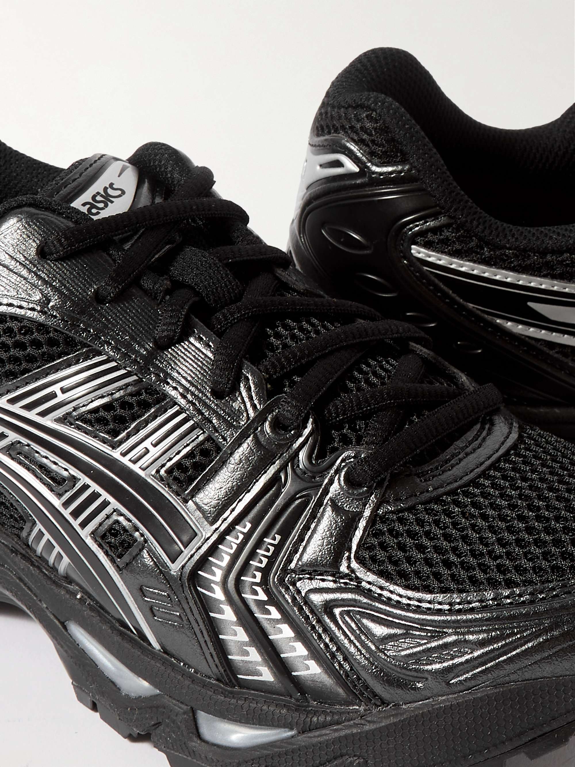ASICS Gel-Kayano® 14 Leather-Trimmed Mesh Running Sneakers