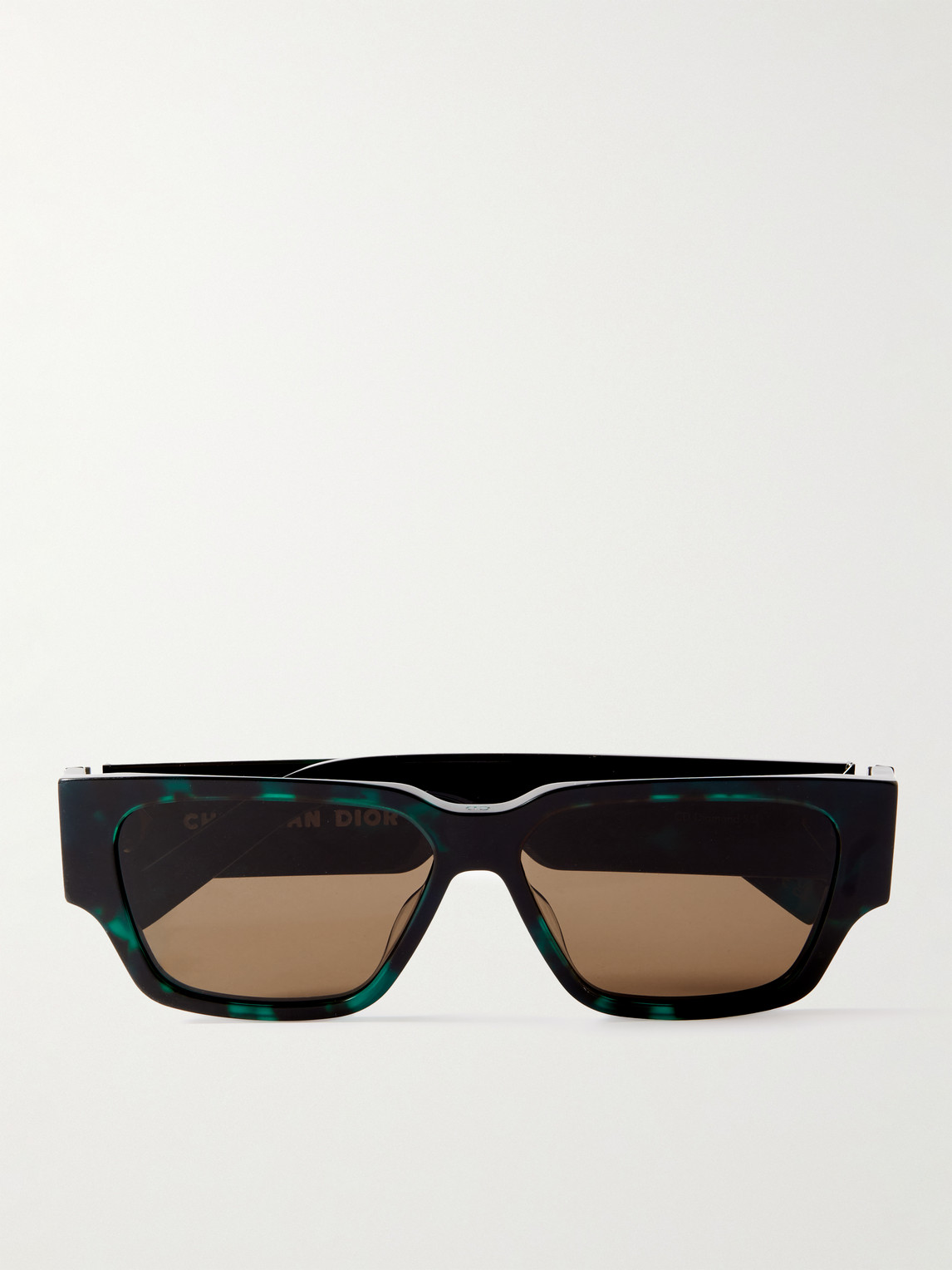 DIOR Eyewear CD Diamond S5I D-Frame Tortoiseshell Acetate and Silver-Tone Sunglasses - Men
