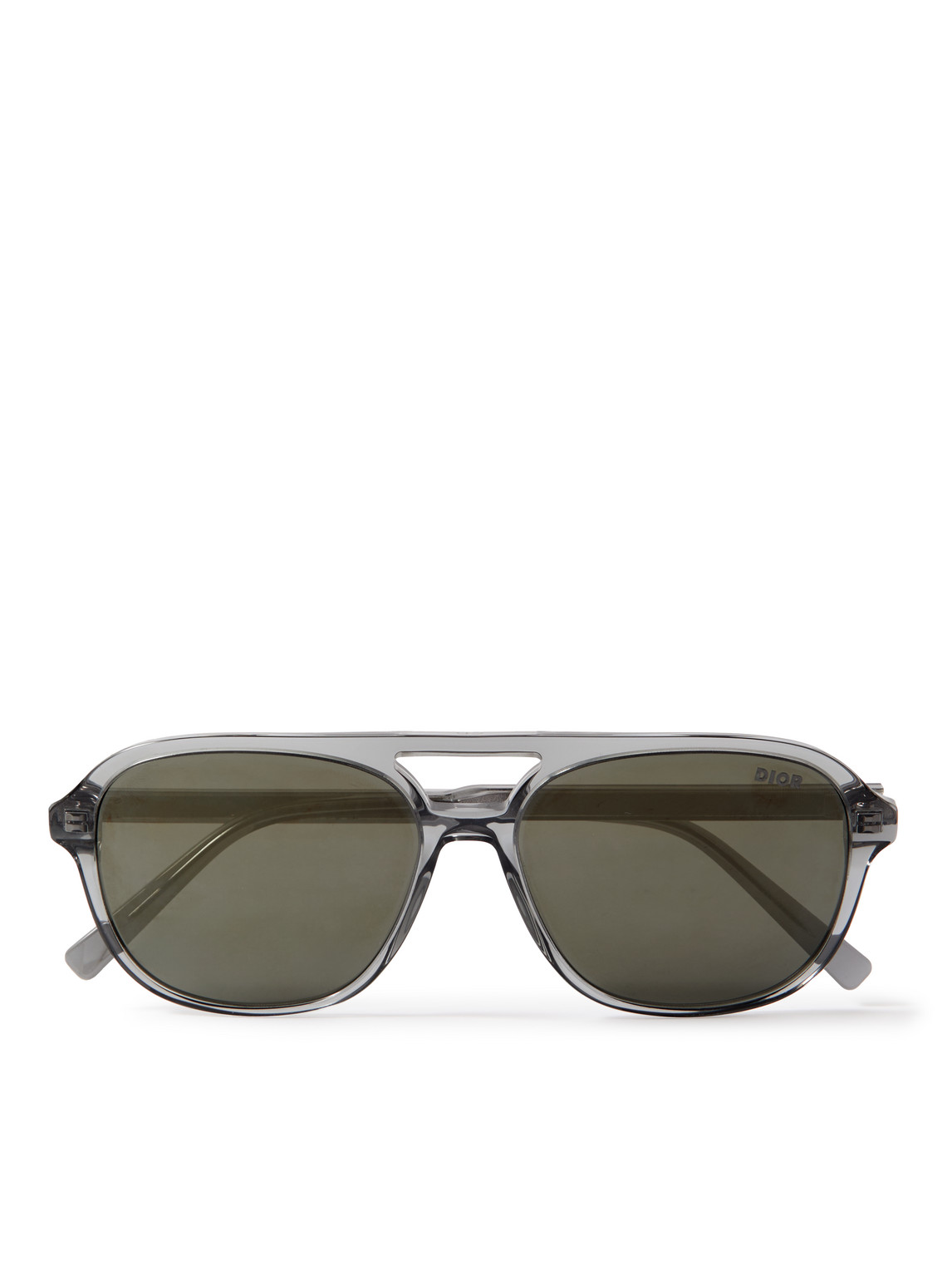 Dior In N1i Acetate Round-frame Sunglasses In Gray