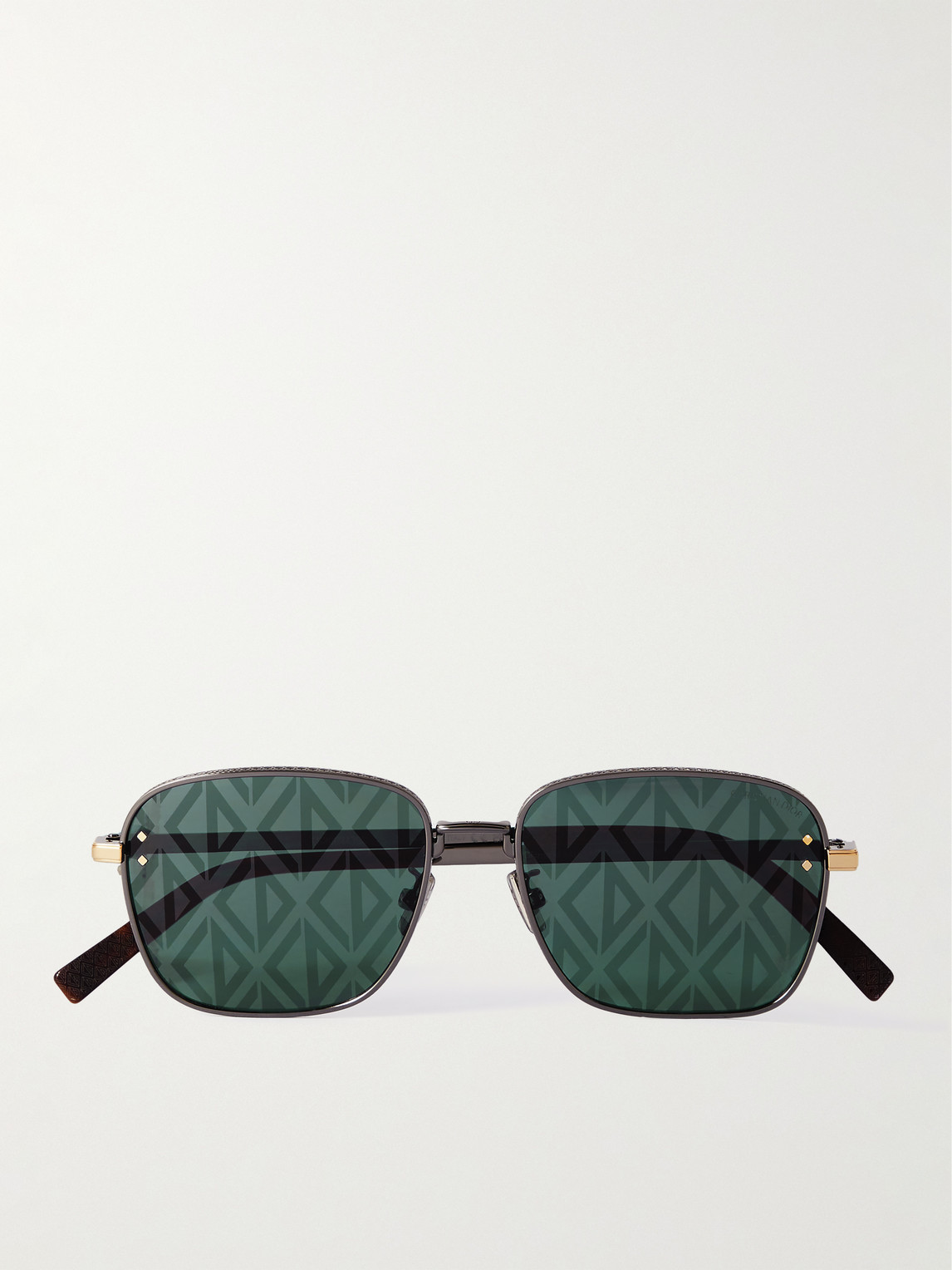 DIOR Eyewear CD Diamond S4U D-Frame Silver-Tone and Tortoiseshell Acetate Sunglasses - Men