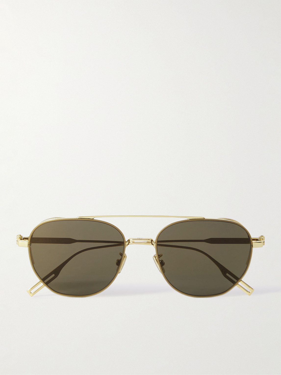 DIOR Eyewear NeoDior RU Aviator-Style Gold-Tone Sunglasses - Men